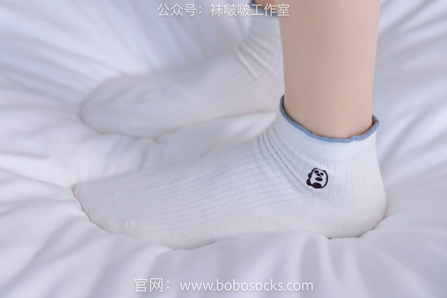 图片[100]-BoBoSocks袜啵啵 No.118 稚予-运动鞋、白棉袜、肉丝、踩小熊玩偶[140P]-六色网
