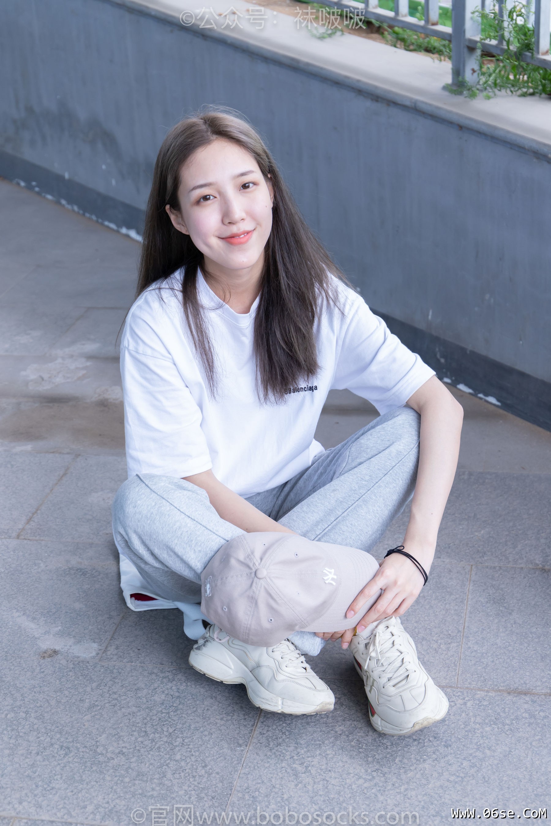 图片[29]-BoBoSocks袜啵啵 No.012 泡芙-运动鞋、白棉袜、裸足[132P]-六色网