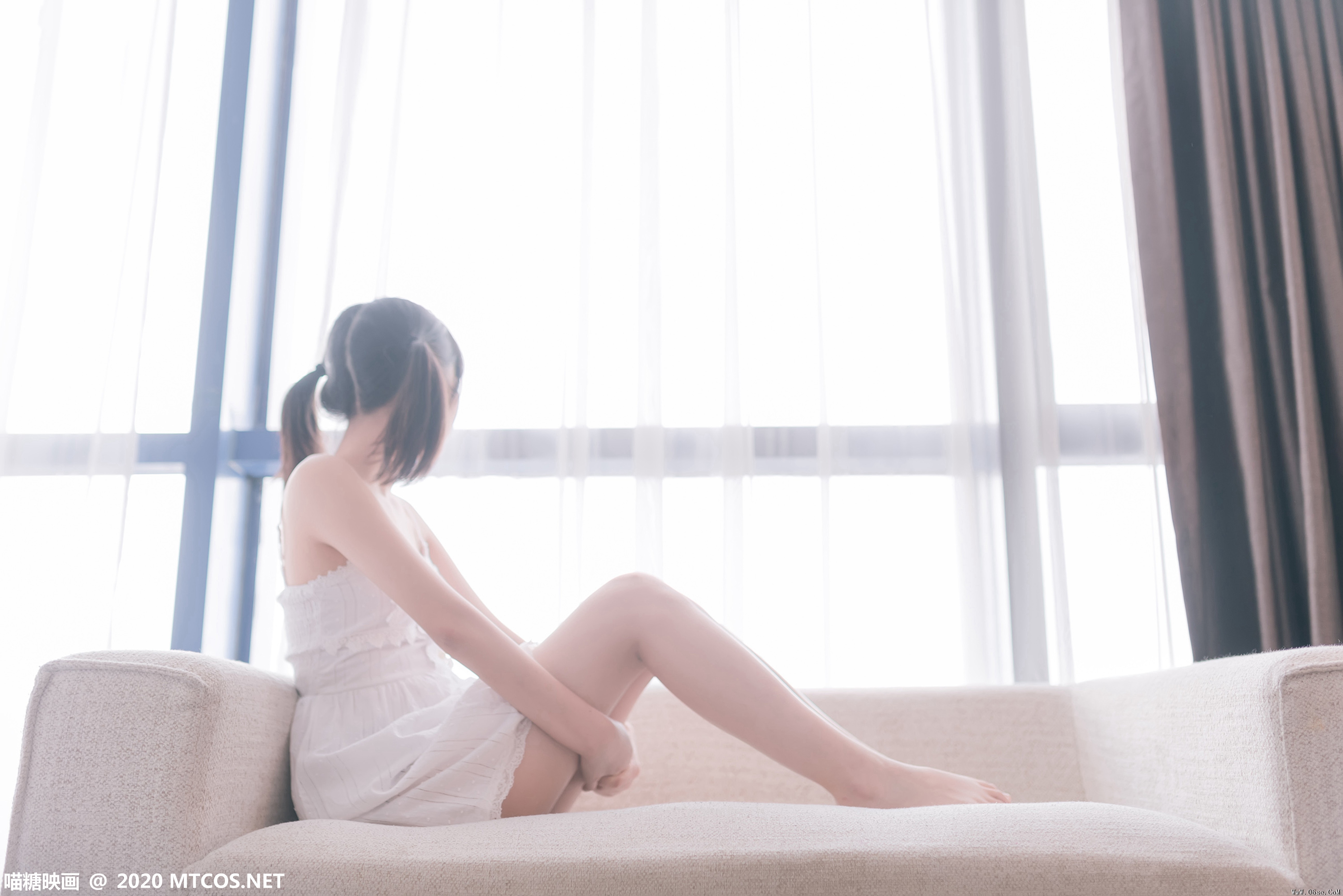 图片[44]-喵糖映画 VOL.177 白裙少女[47P／233M]-六色网