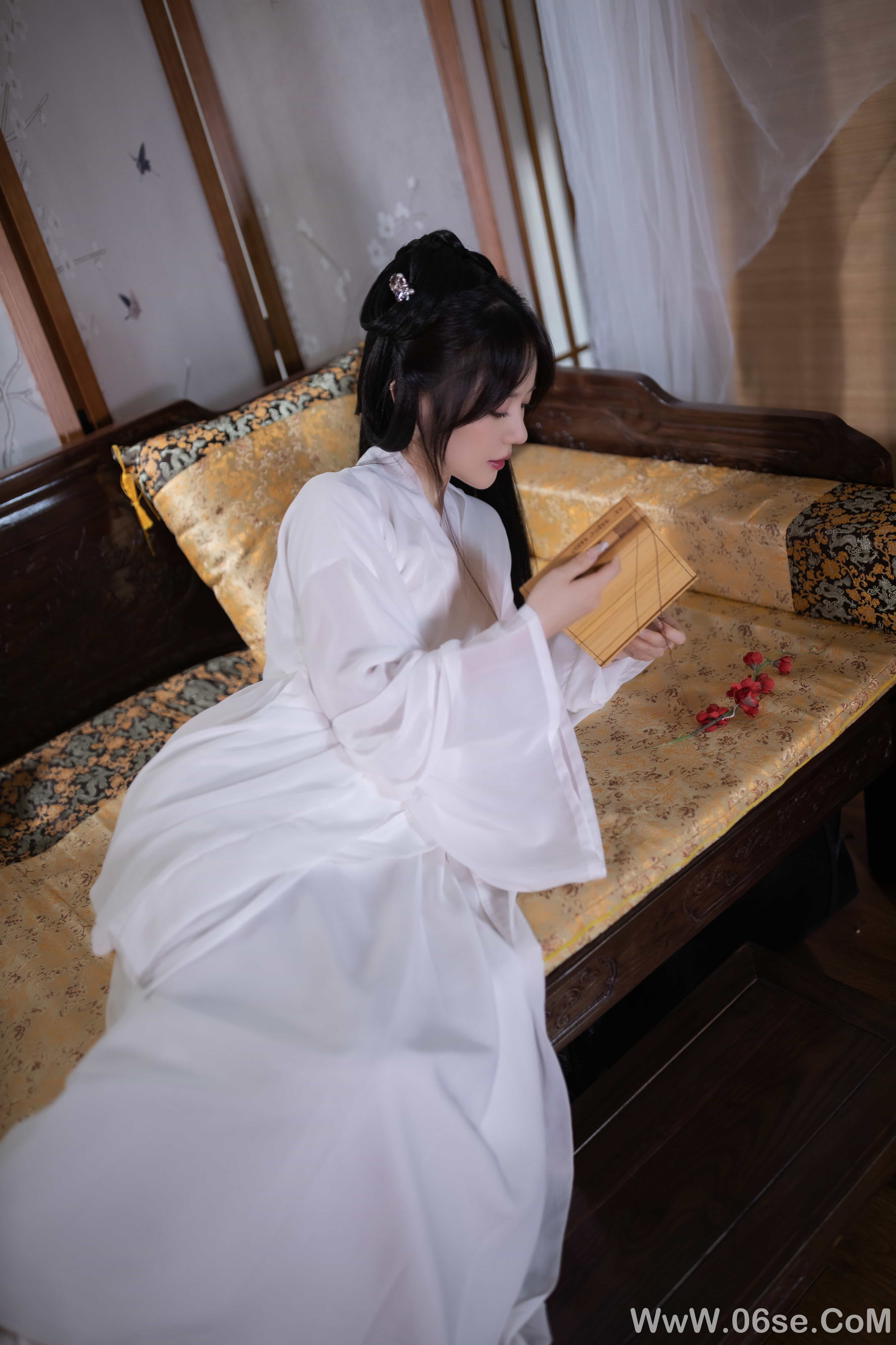 图片[109]-秀人名模鱼子酱Fish内部私购未上架《双女古装剧情》写真[153P]-六色网