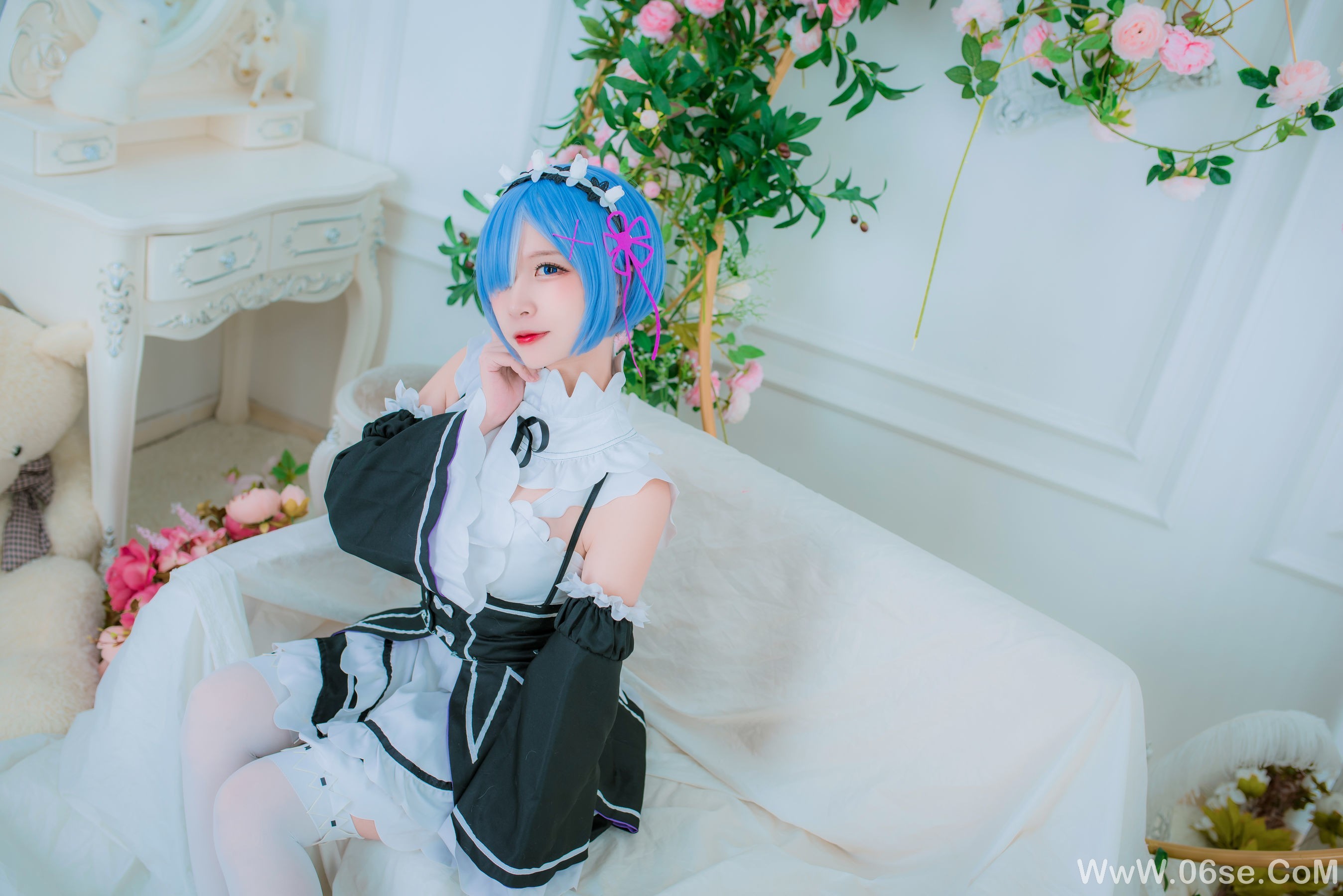 图片[6]-人气Coser二佐Nisa 蕾姆女仆[33P]-六色网