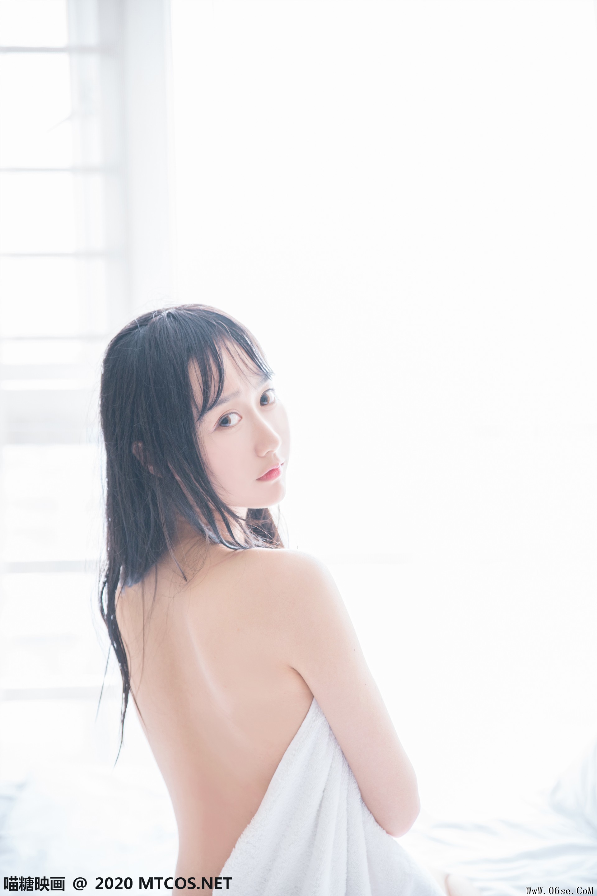图片[52]-喵糖映画 VOL.174 纯白浴巾[58P／161M]-六色网