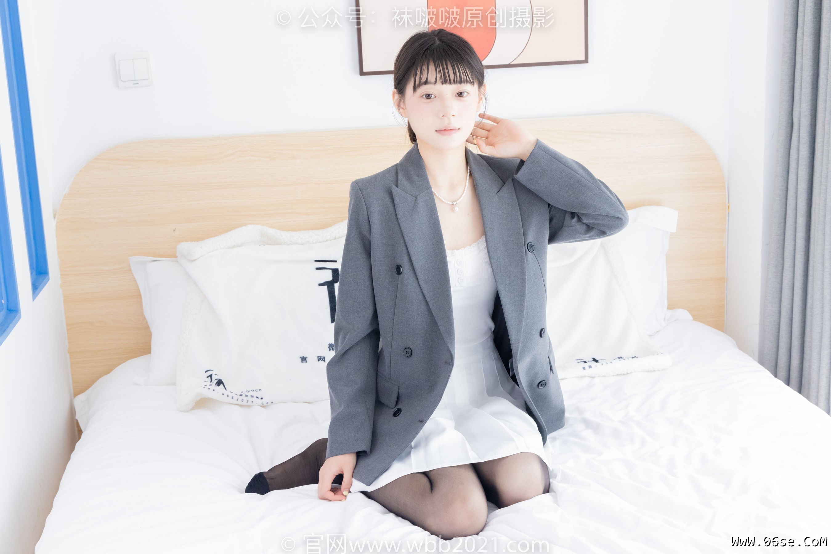 图片[105]-BoBoSocks袜啵啵 No.404 糯米 -板鞋、黑丝、ol风[145P]-六色网