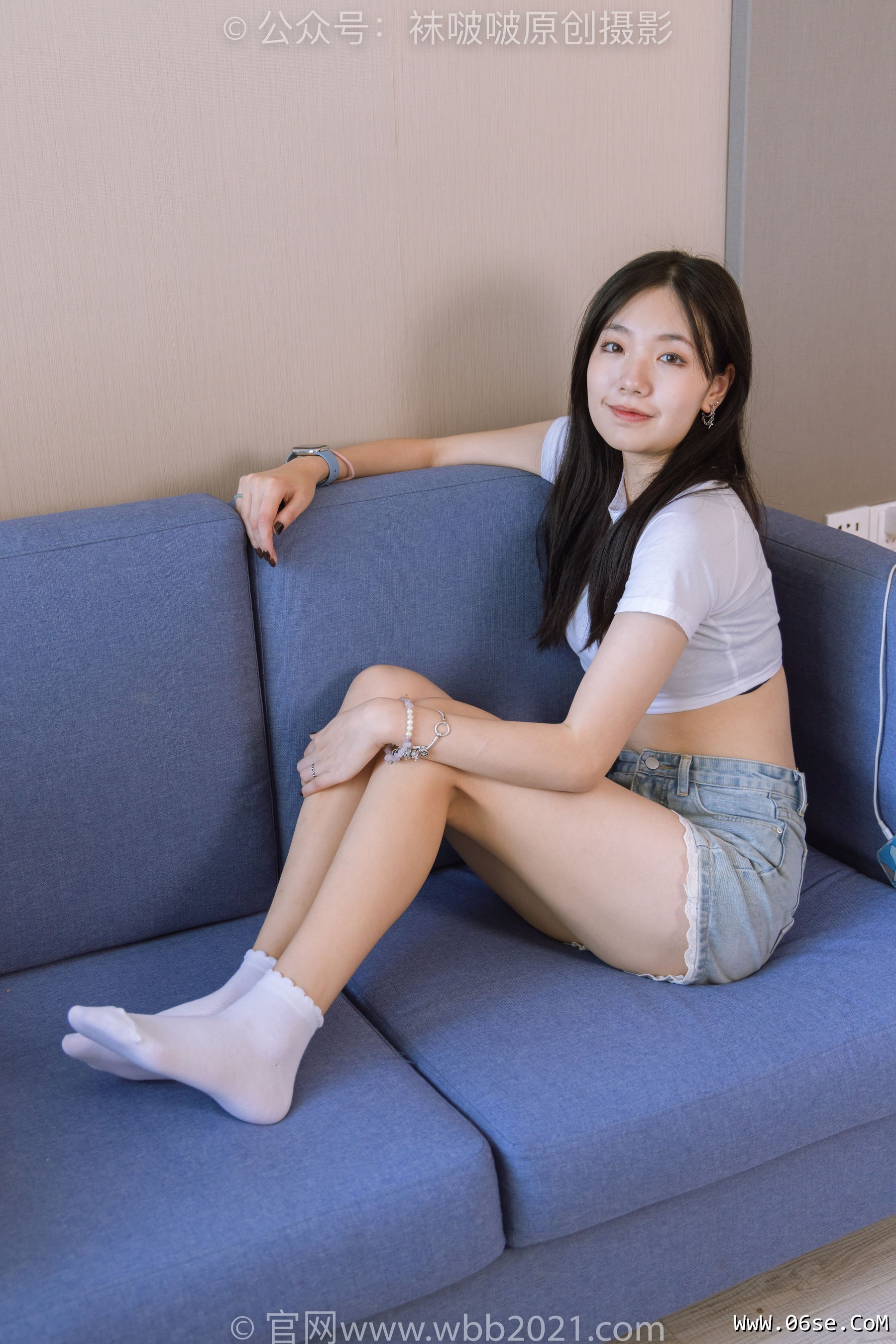 图片[47]-BoBoSocks袜啵啵 No.426 小甜豆 -高跟鞋、裸足、白棉袜[140P]-六色网