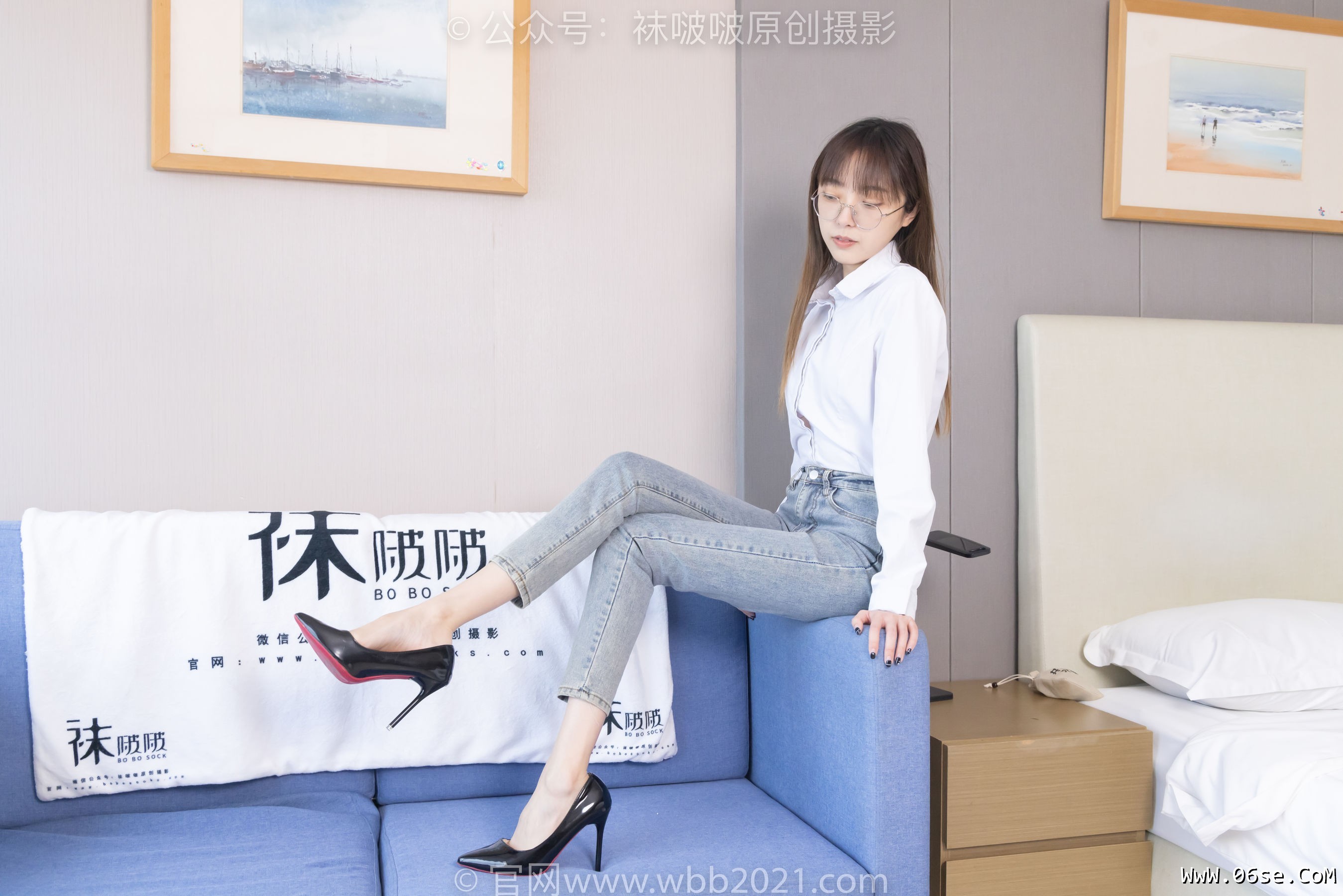 图片[162]-BoBoSocks袜啵啵 No.337 稚予 -高跟鞋、高跟凉鞋、黑丝、裤里丝、裸足[200P]-六色网
