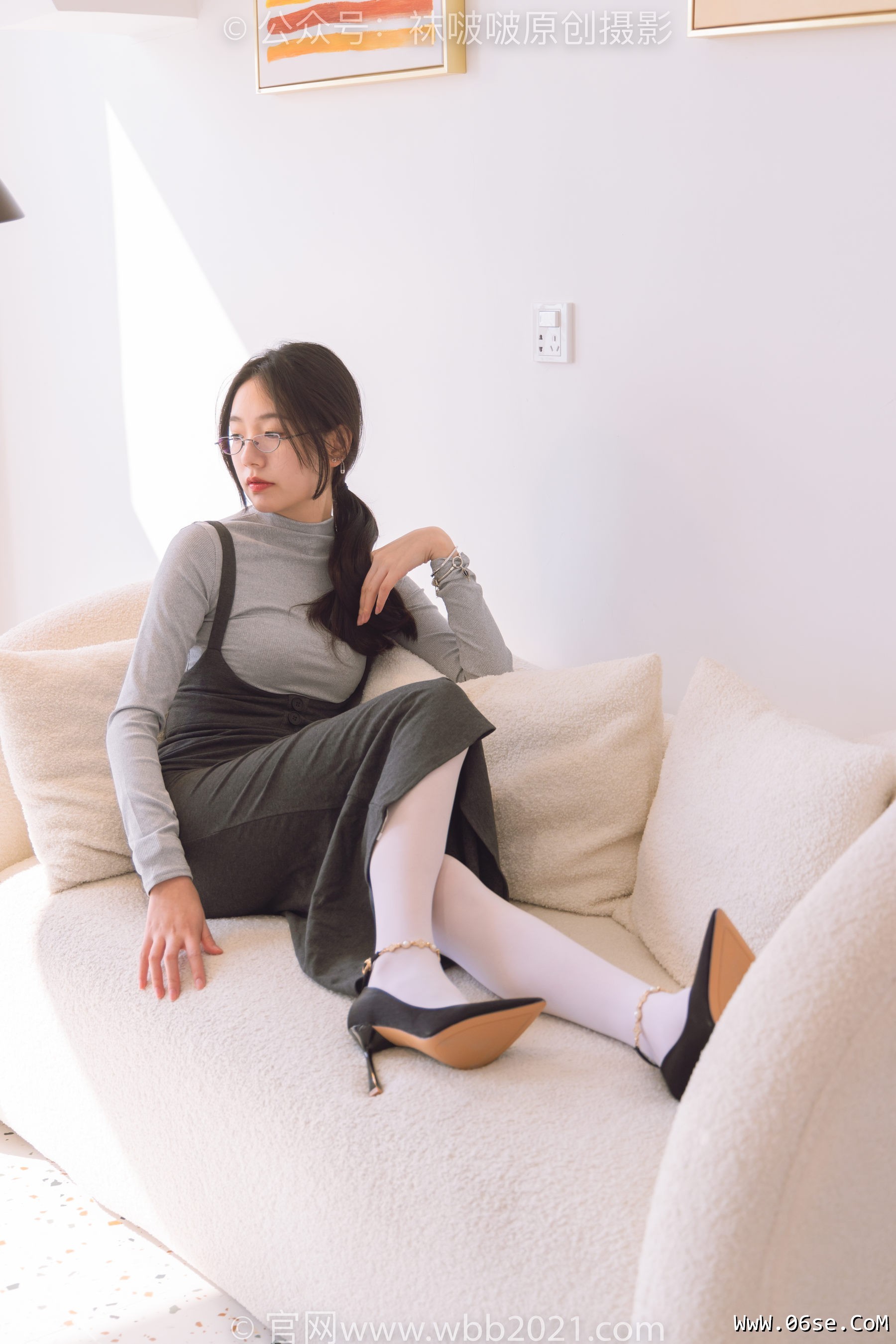 图片[74]-BoBoSocks袜啵啵 No.242 小甜豆-高跟鞋、厚白丝[140P]-六色网