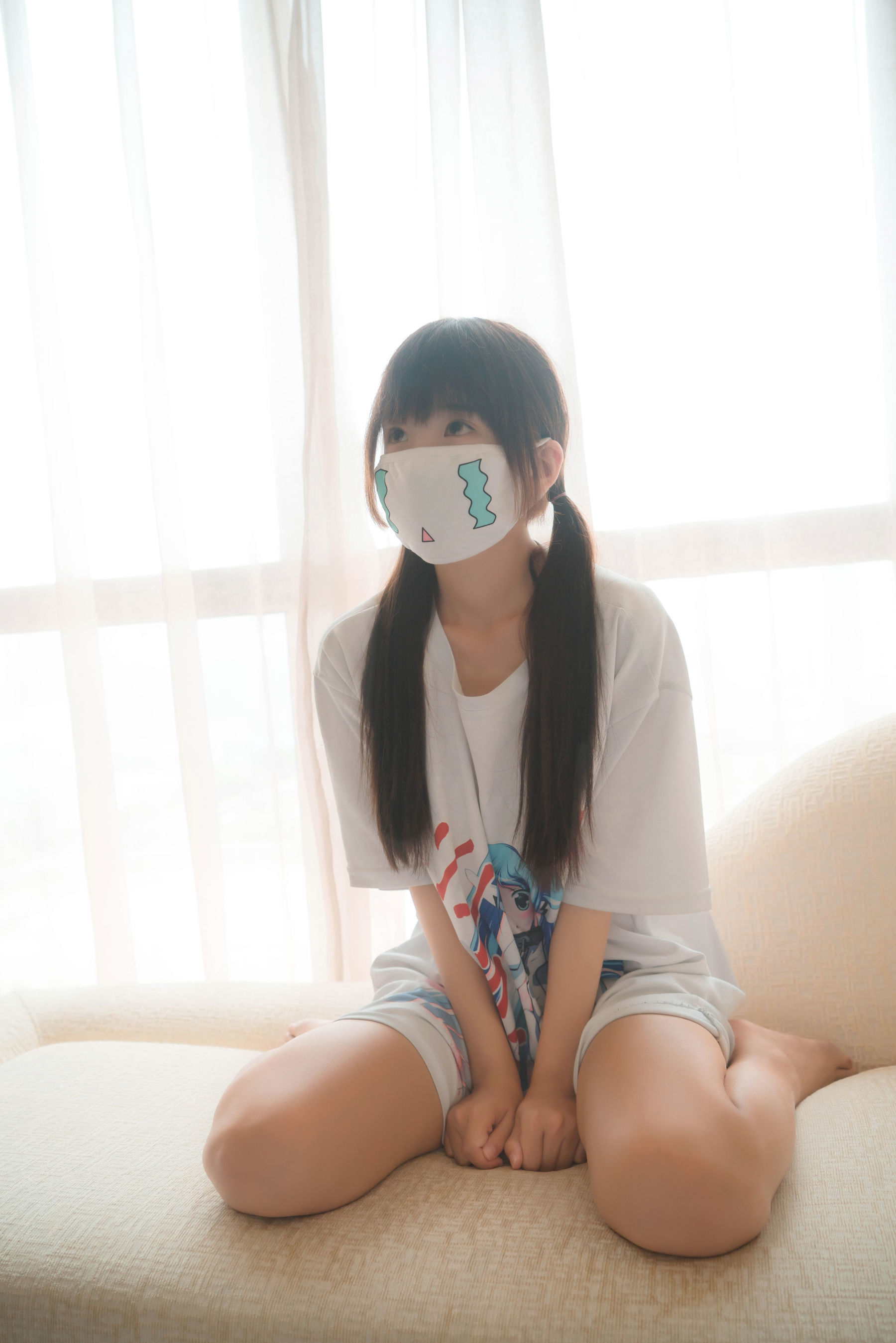 图片[19]-萝莉御子Yumiko 口罩[20P]-六色网