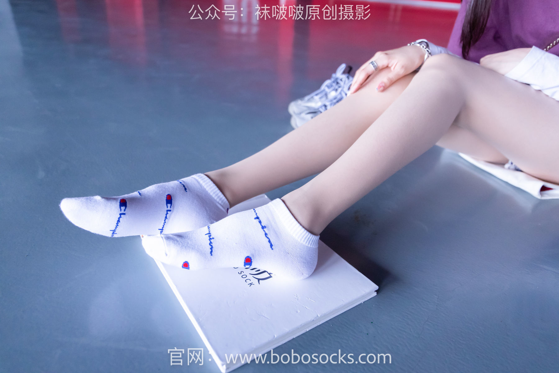 图片[72]-BoBoSocks袜啵啵 积分限定作品010 稚予-巴黎世家运动鞋、白棉袜、肉丝[144P]-六色网