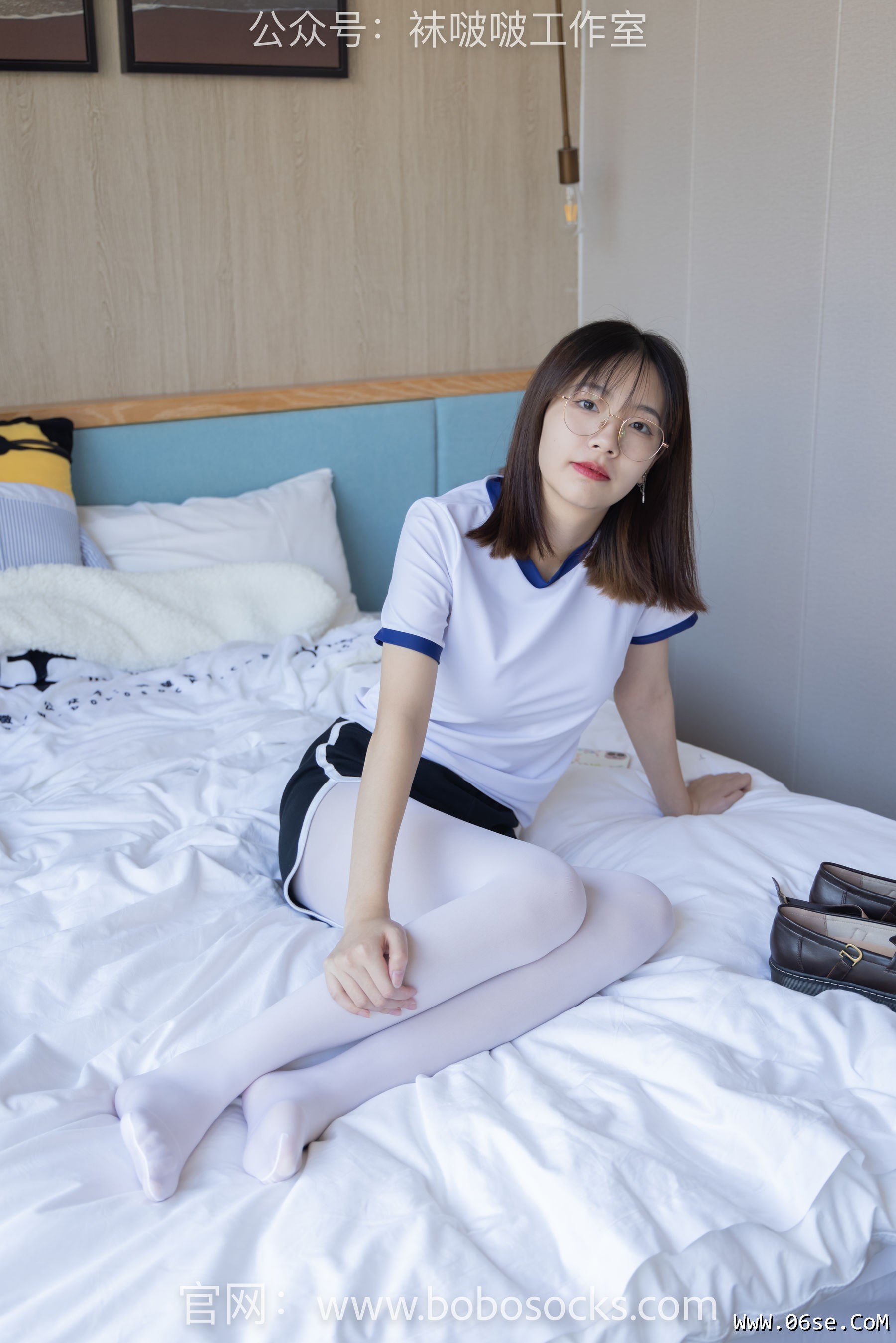 图片[72]-BoBoSocks袜啵啵 No.108 小甜豆-皮鞋、厚白丝、踩奶油蛋糕剧情[137P]-六色网