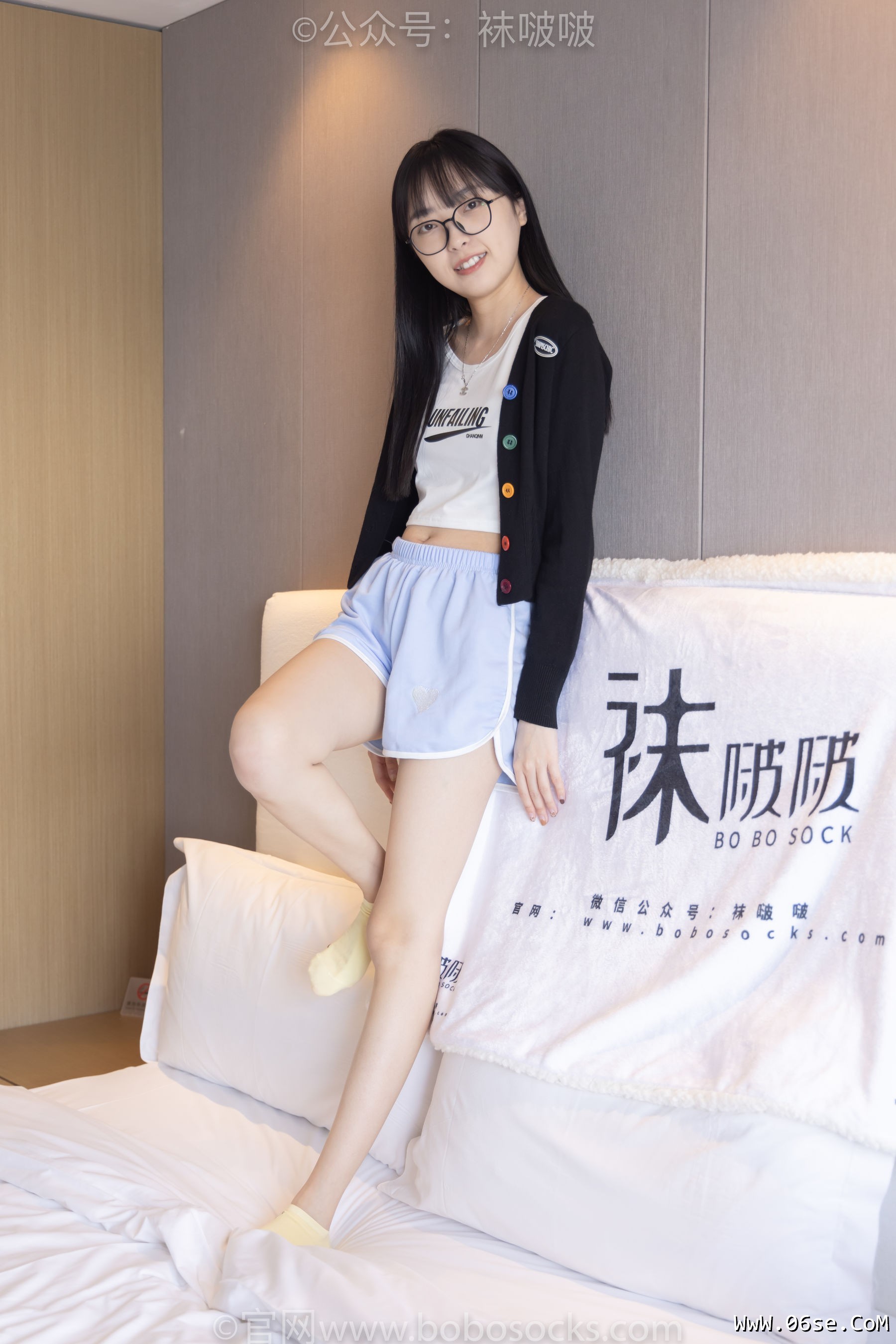 图片[134]-BoBoSocks袜啵啵 No.081 稚予- AJ、浅黄色短棉袜、浅蓝色短棉袜、裸足[145P]-六色网