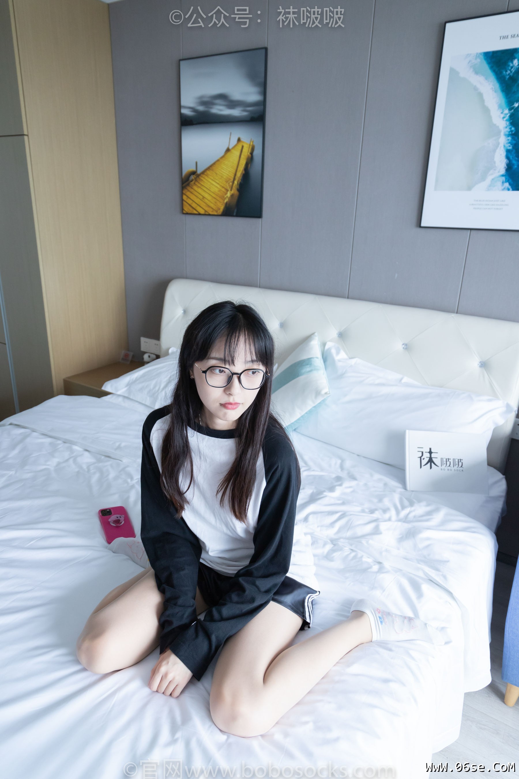 图片[67]-BoBoSocks袜啵啵 No.015 稚予-阿迪板鞋、白色短棉袜、肉丝[148P]-六色网