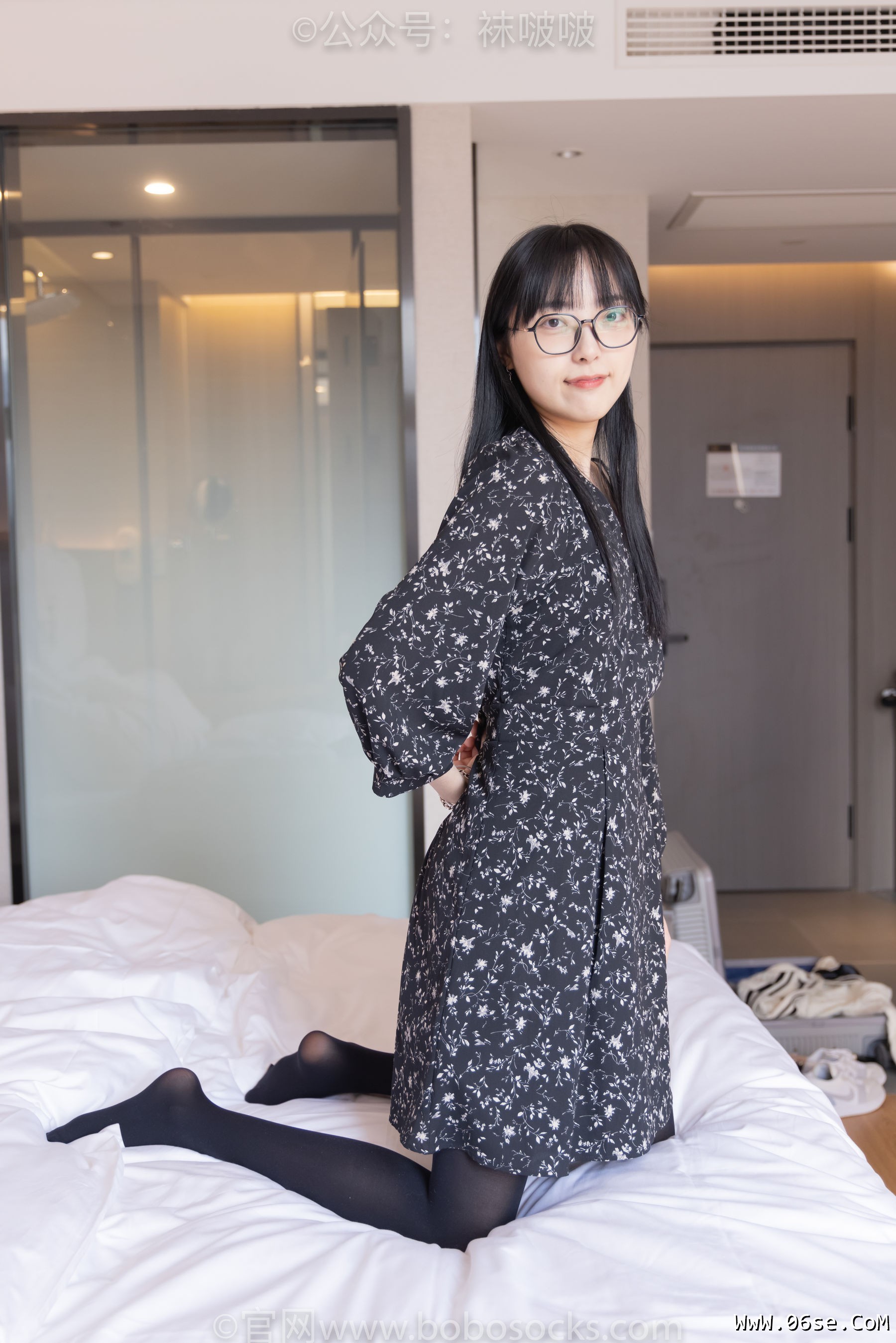 图片[59]-BoBoSocks袜啵啵 No.064 稚予-平底鞋、厚黑丝[137P]-六色网