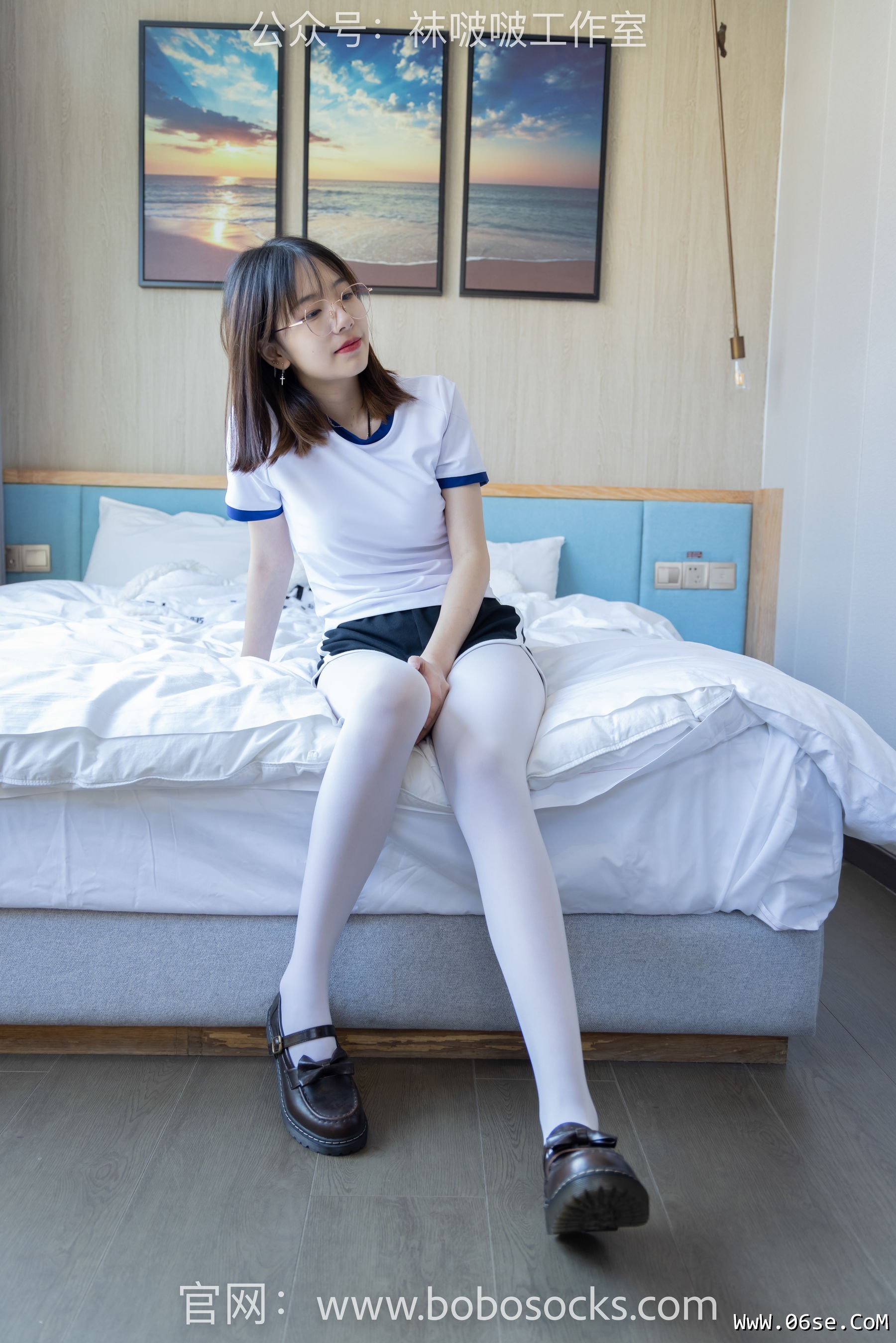 图片[9]-BoBoSocks袜啵啵 No.108 小甜豆-皮鞋、厚白丝、踩奶油蛋糕剧情[137P]-六色网