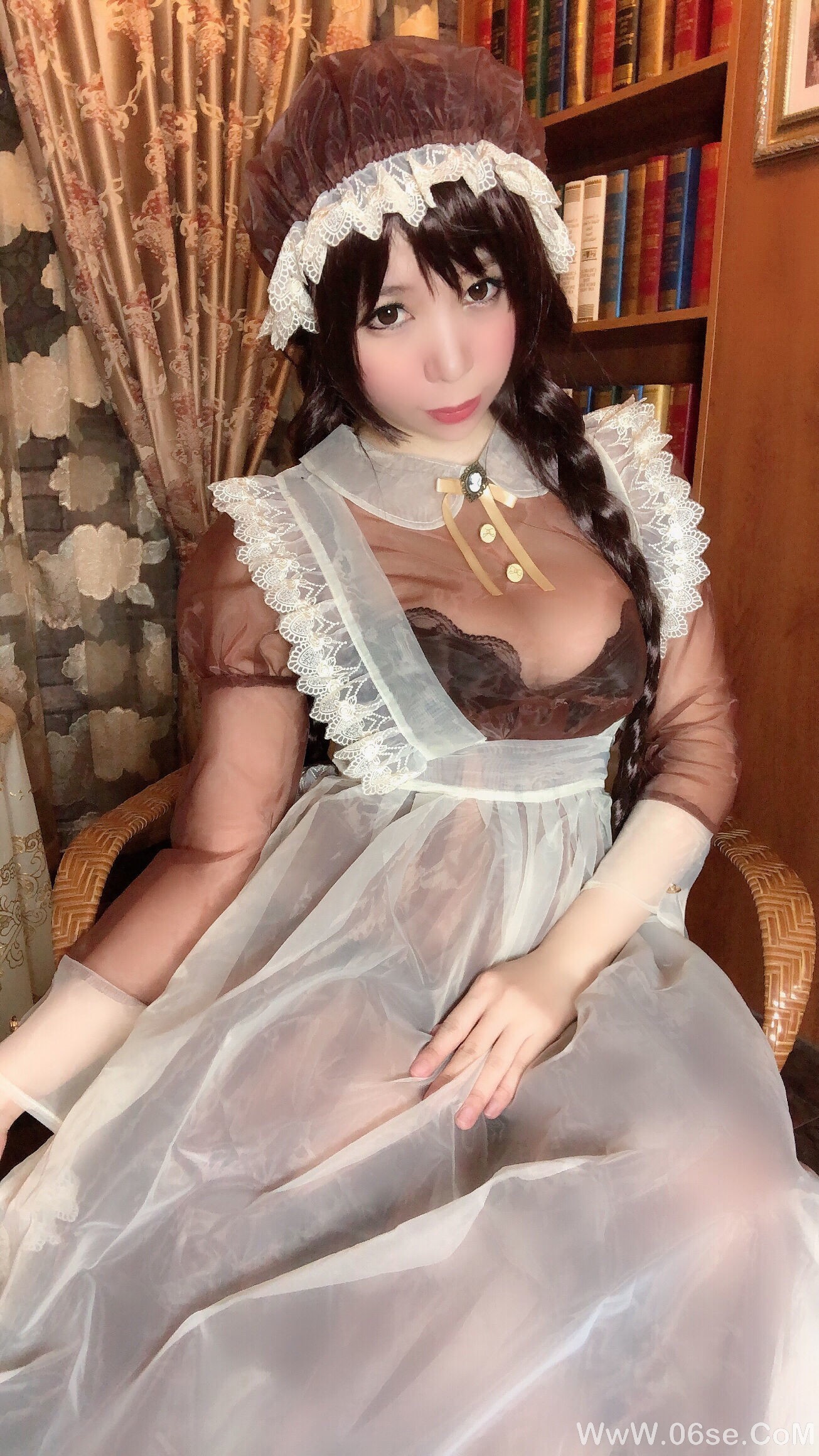 图片[73]-二次元巨乳美女鹿野希 透明女仆[97P]-六色网