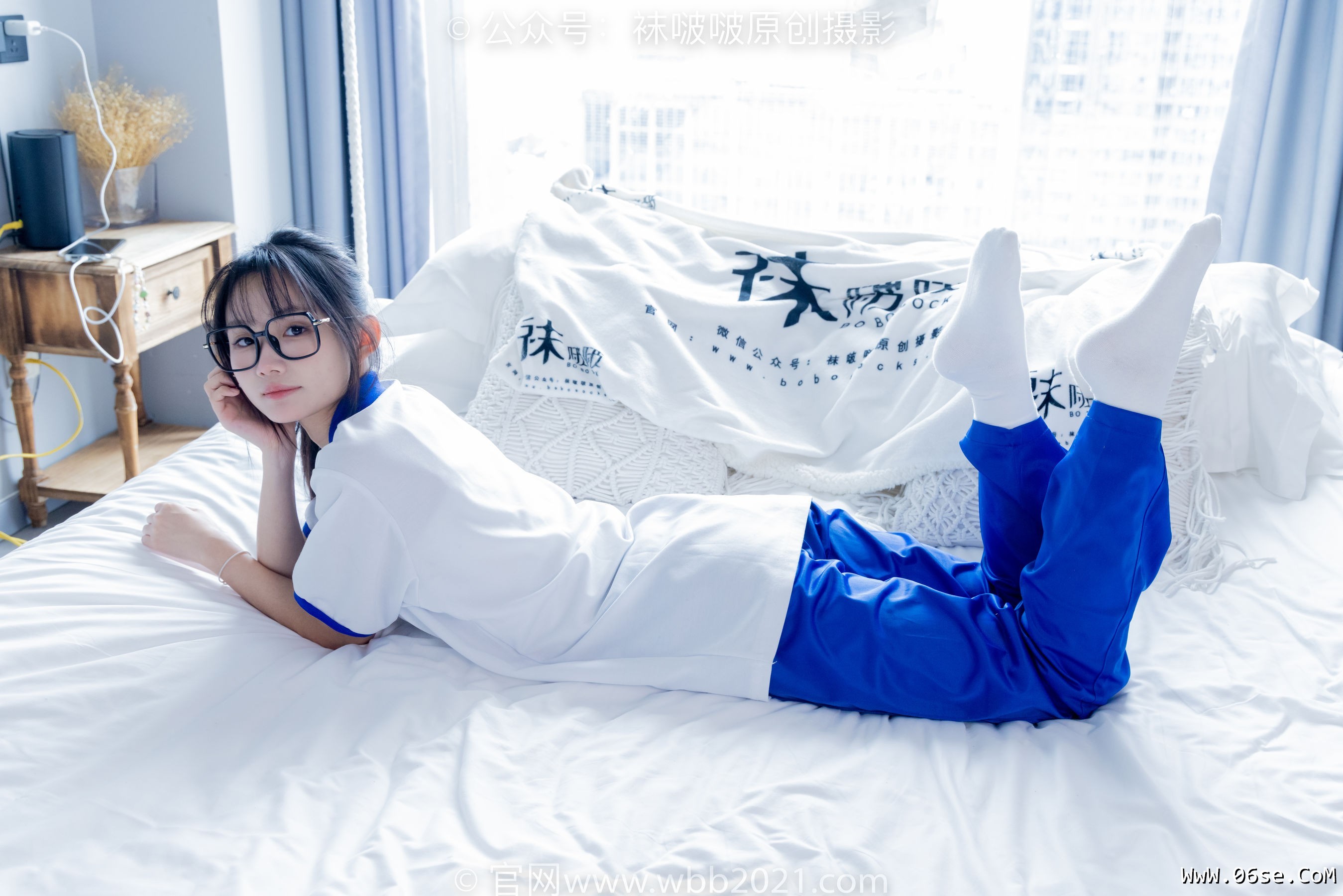 图片[18]-BoBoSocks袜啵啵 No.351 甜甜圈 -板鞋、白棉袜、肉丝、校服裤里丝[150P]-六色网