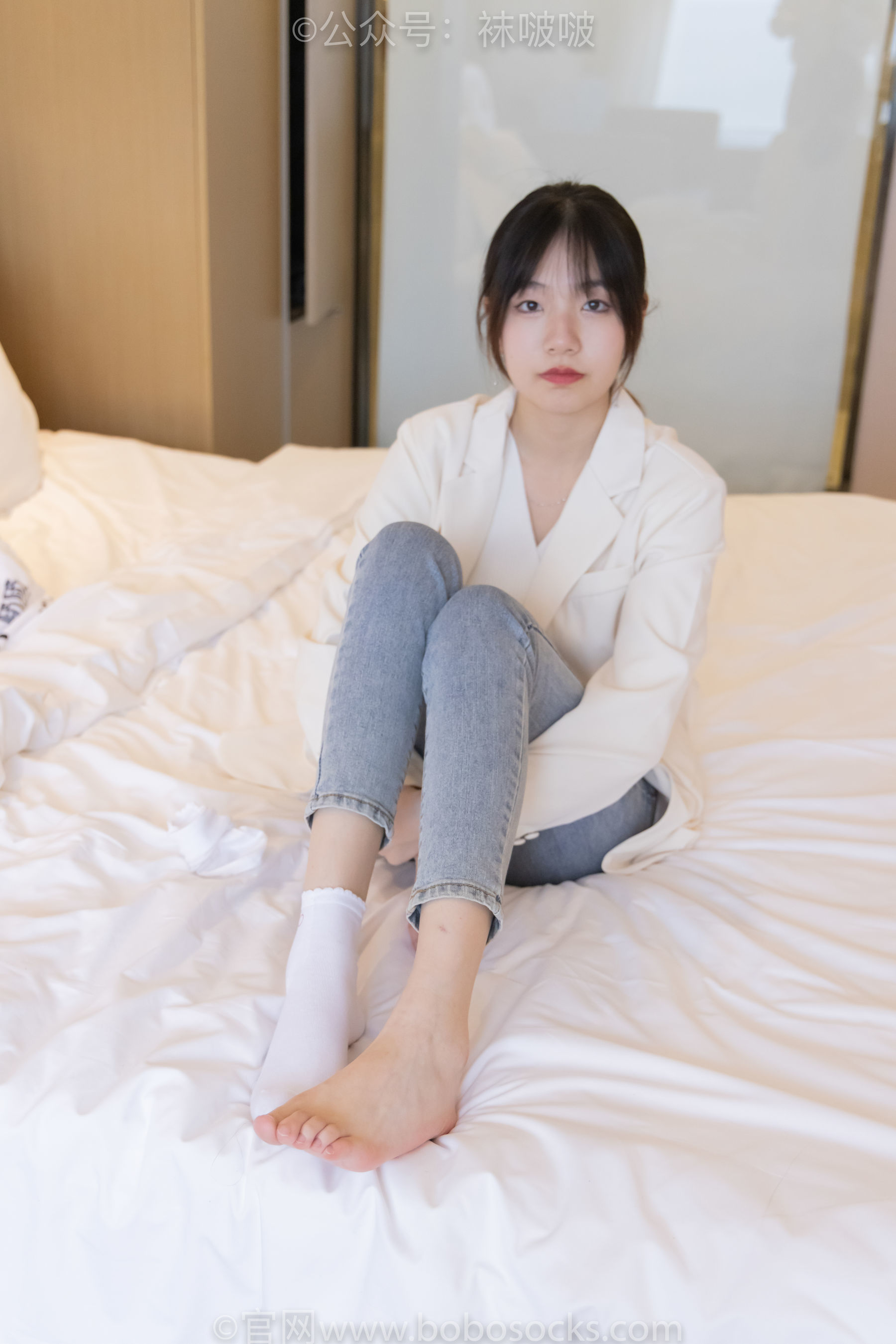图片[138]-BoBoSocks袜啵啵 No.050 小甜豆-高跟长靴、白棉袜[175P]-六色网