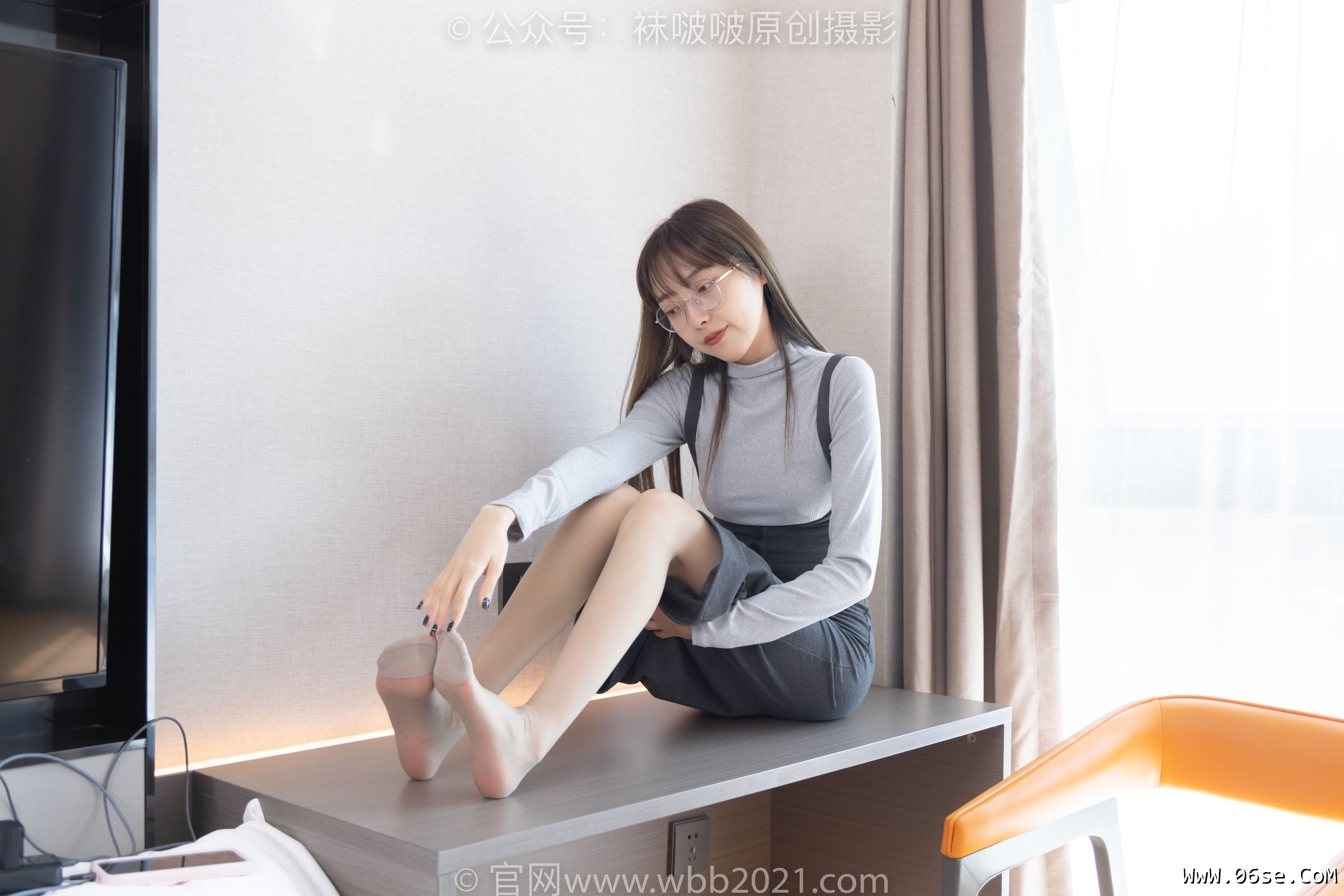 图片[105]-BoBoSocks袜啵啵 No.309 稚予 -两双高跟鞋、灰丝、白丝、裸足、踩奶油蛋糕剧情[180P]-六色网