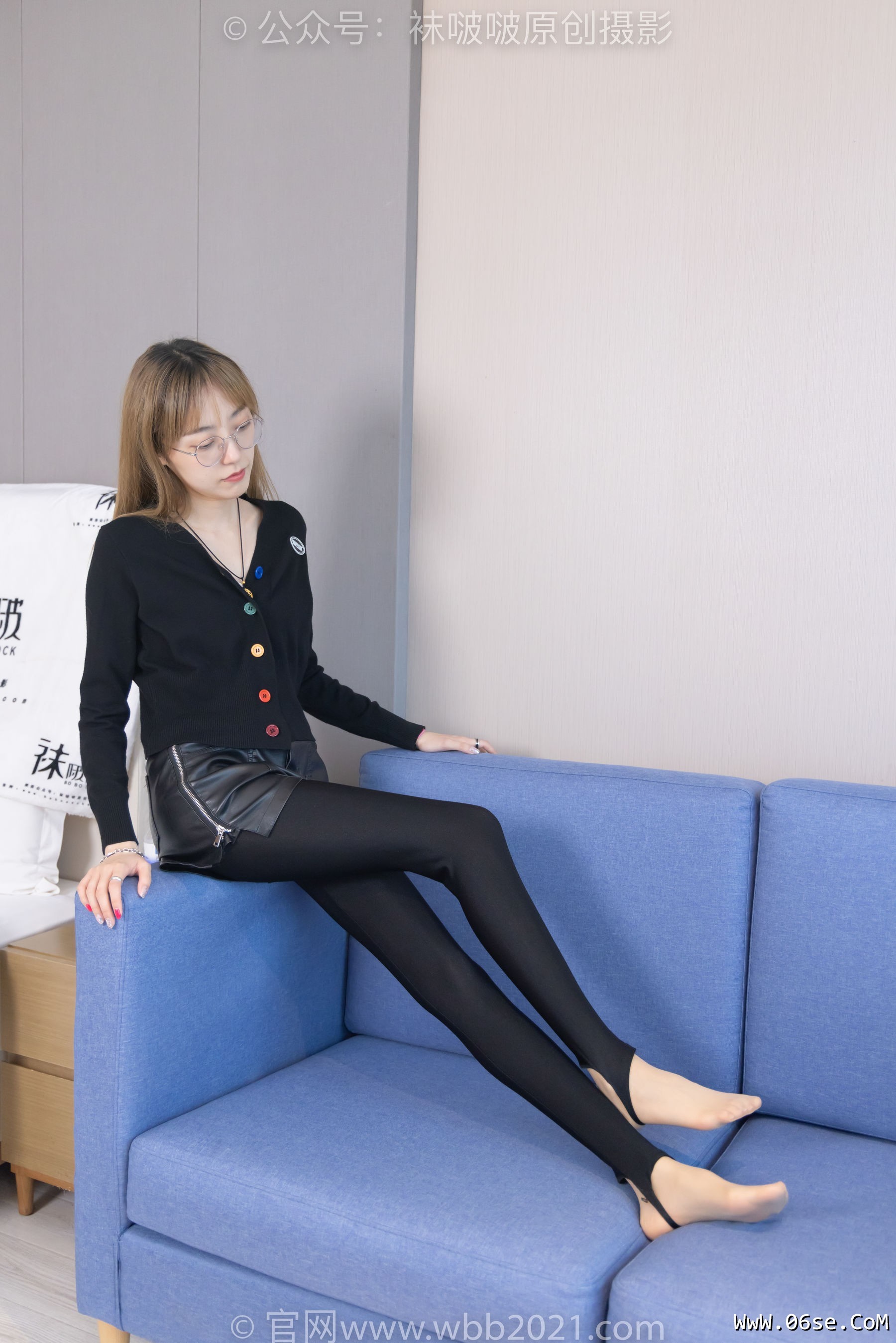 图片[62]-BoBoSocks袜啵啵 No.243 稚予 -两双高跟鞋、肉丝、踩脚裤[164P]-六色网