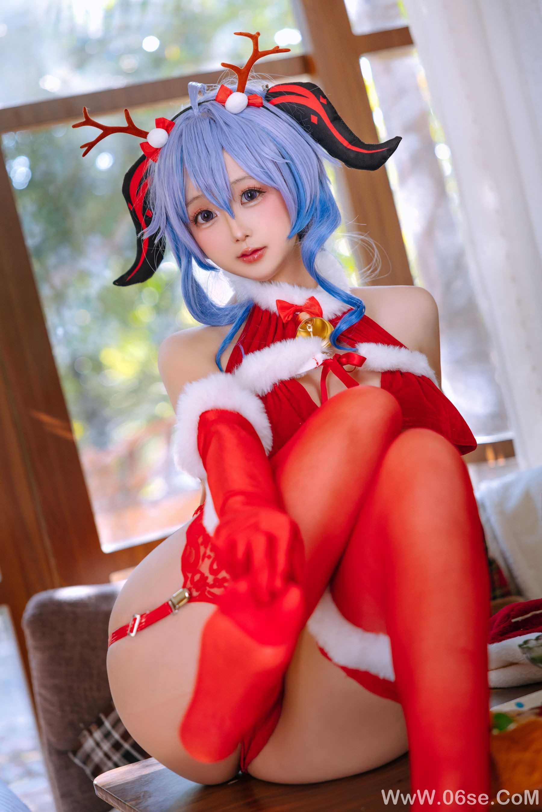 图片[27]-Cosplay日奈娇 – 甘雨圣诞[34P]-六色网