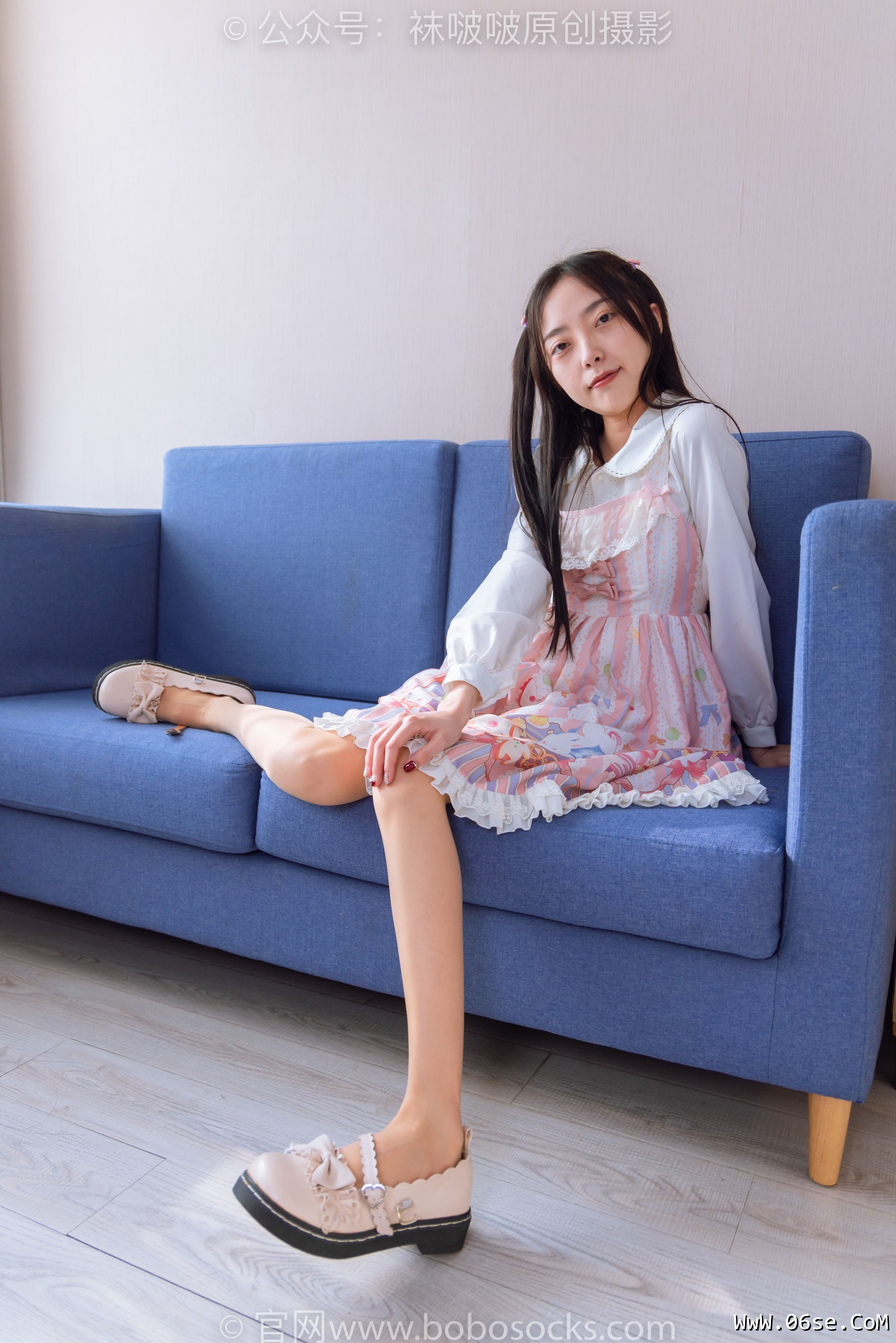 图片[69]-BoBoSocks袜啵啵 No.187 稚予-Lolita裙、白皮鞋、肉丝[140P]-六色网