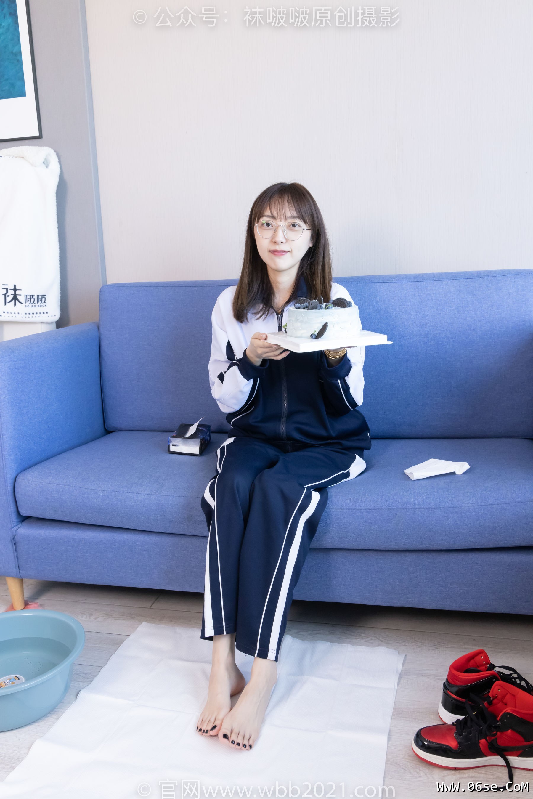 图片[137]-BoBoSocks袜啵啵 No.398 稚予 -板鞋、白船袜、裸足、裸足[150P]-六色网