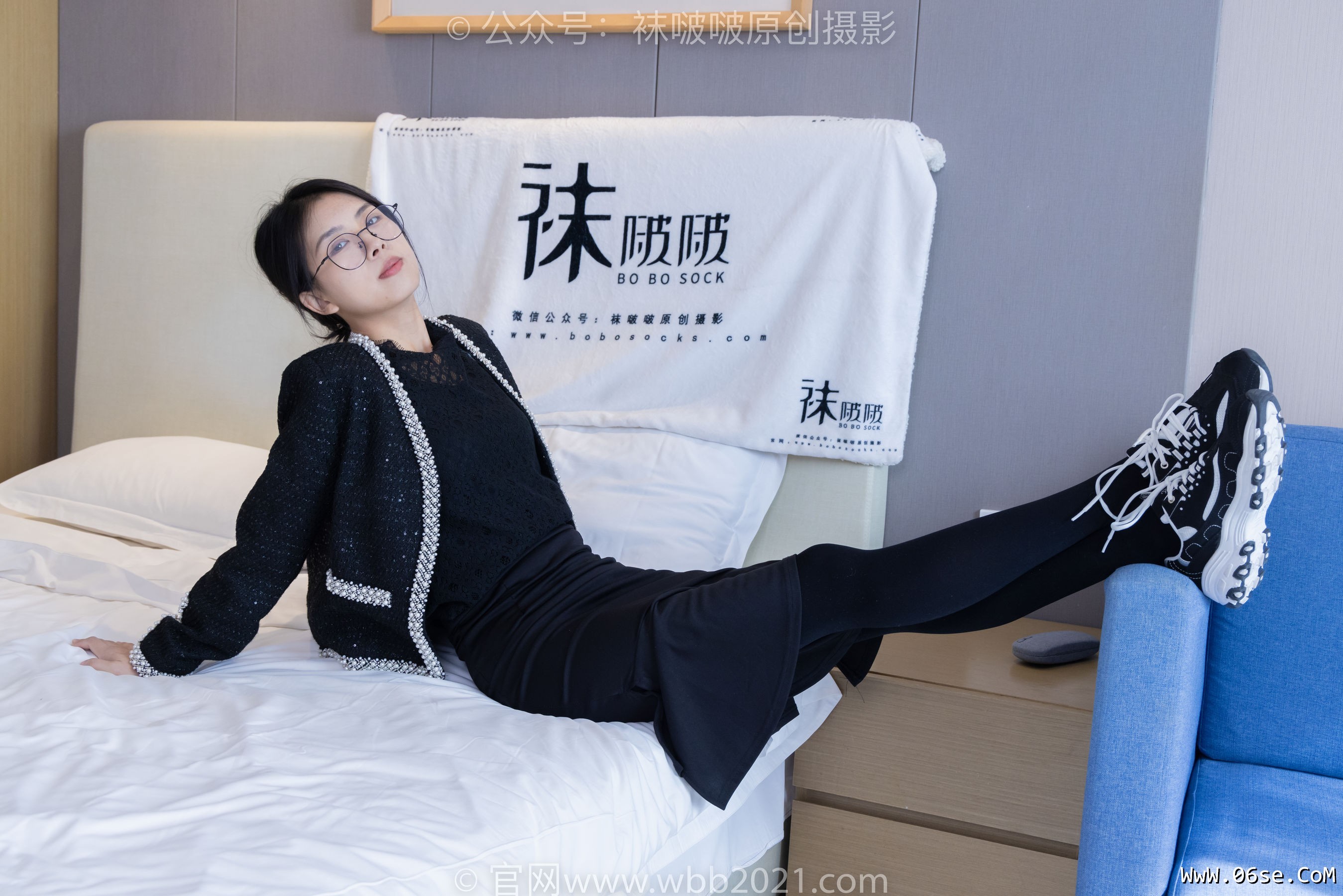 图片[15]-BoBoSocks袜啵啵 No.378 奶油 -短靴、运动鞋、厚黑丝、厚灰丝[190P]-六色网