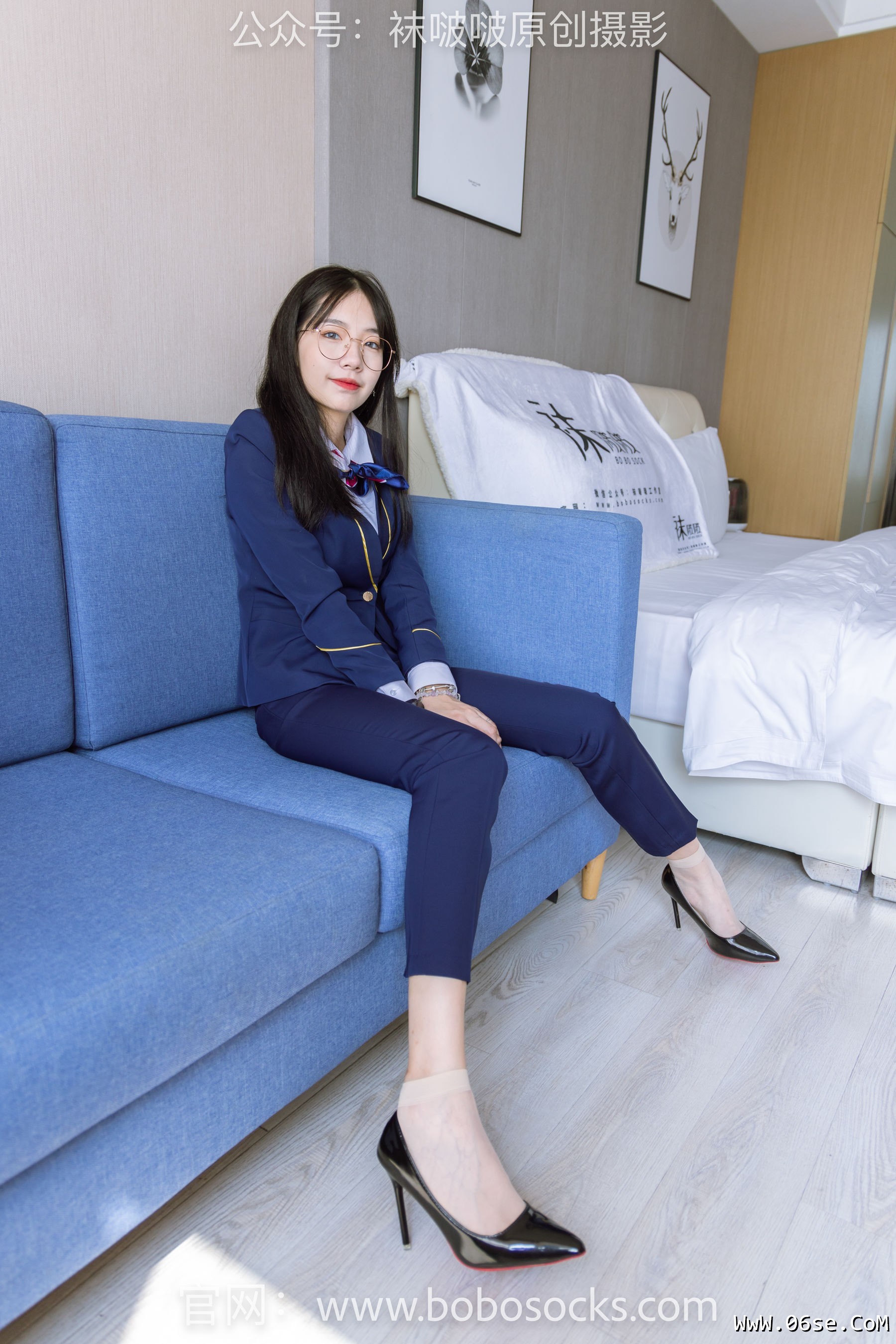 图片[93]-BoBoSocks袜啵啵 No.139 小甜豆-高跟鞋、短肉丝、空姐制服[140P]-六色网