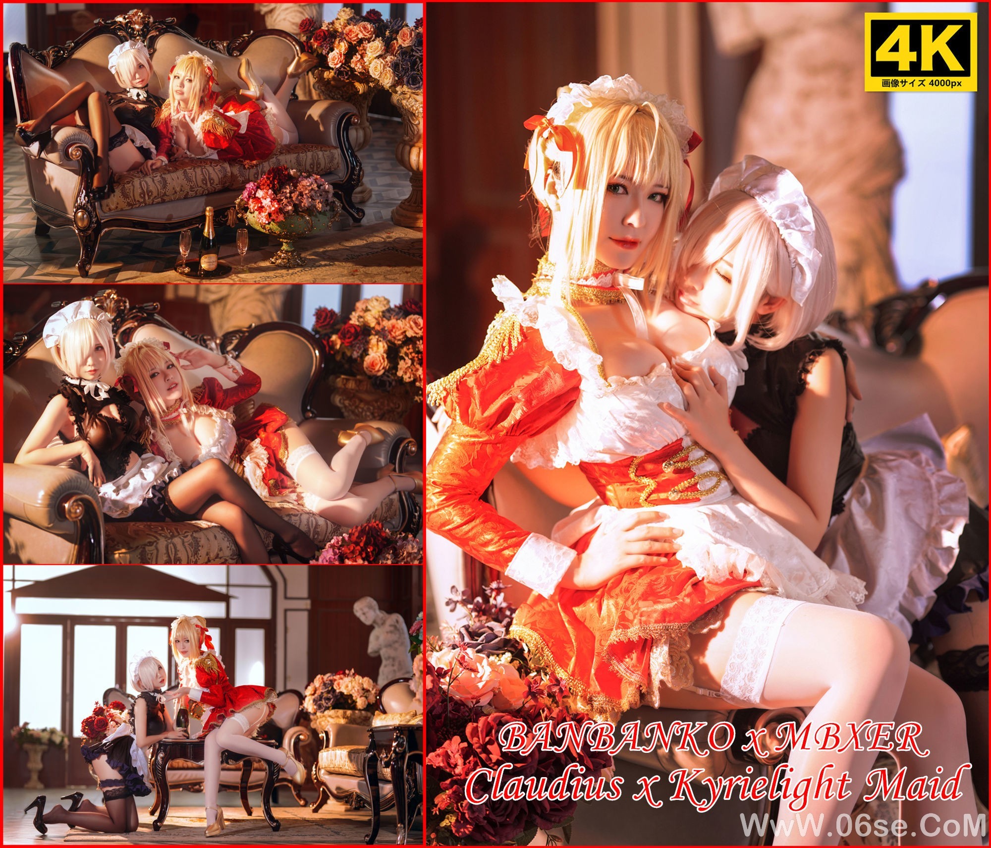 半半子&面饼仙儿 Claudius x Kyrielight Maid[22P]-六色网