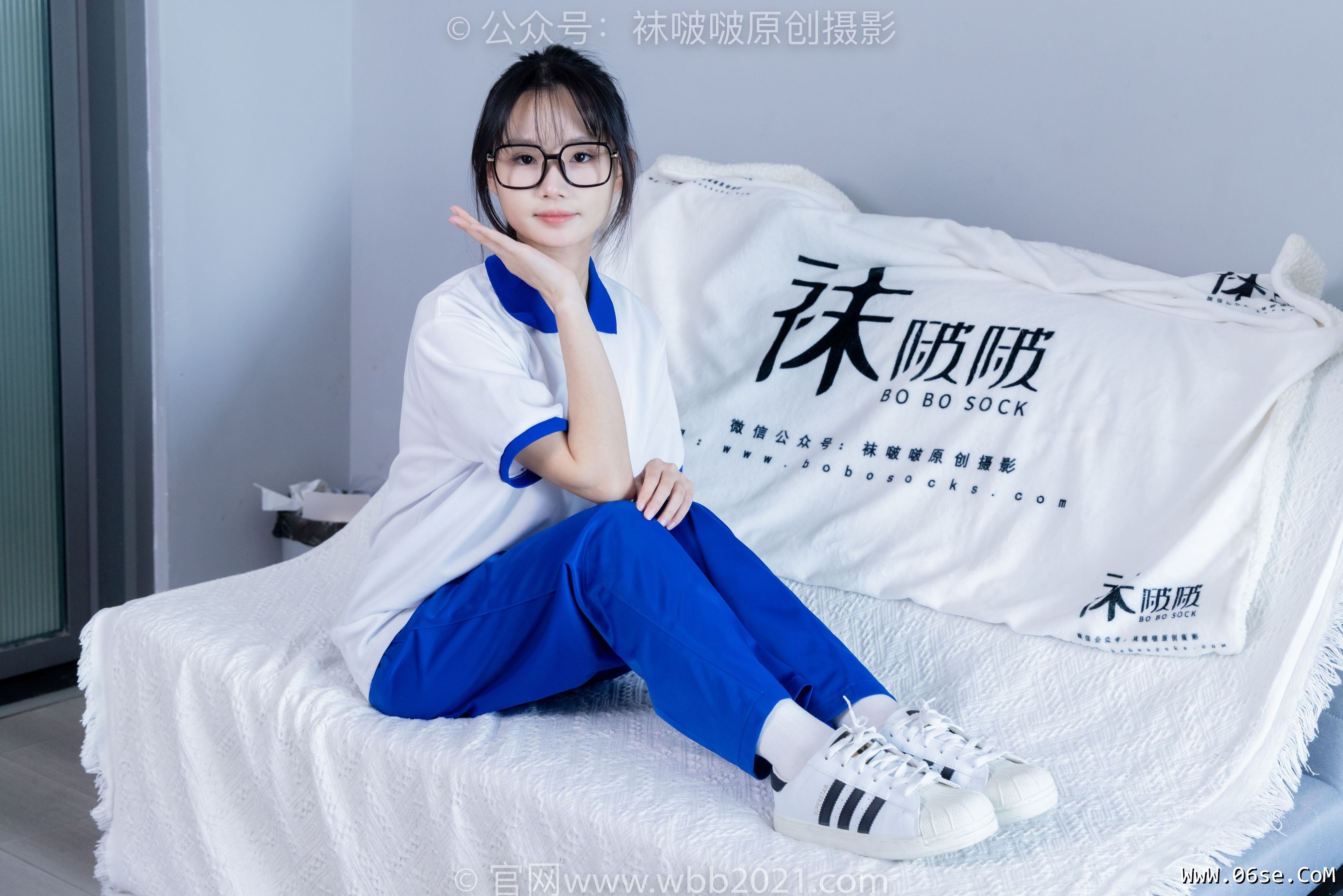 图片[68]-BoBoSocks袜啵啵 No.351 甜甜圈 -板鞋、白棉袜、肉丝、校服裤里丝[150P]-六色网