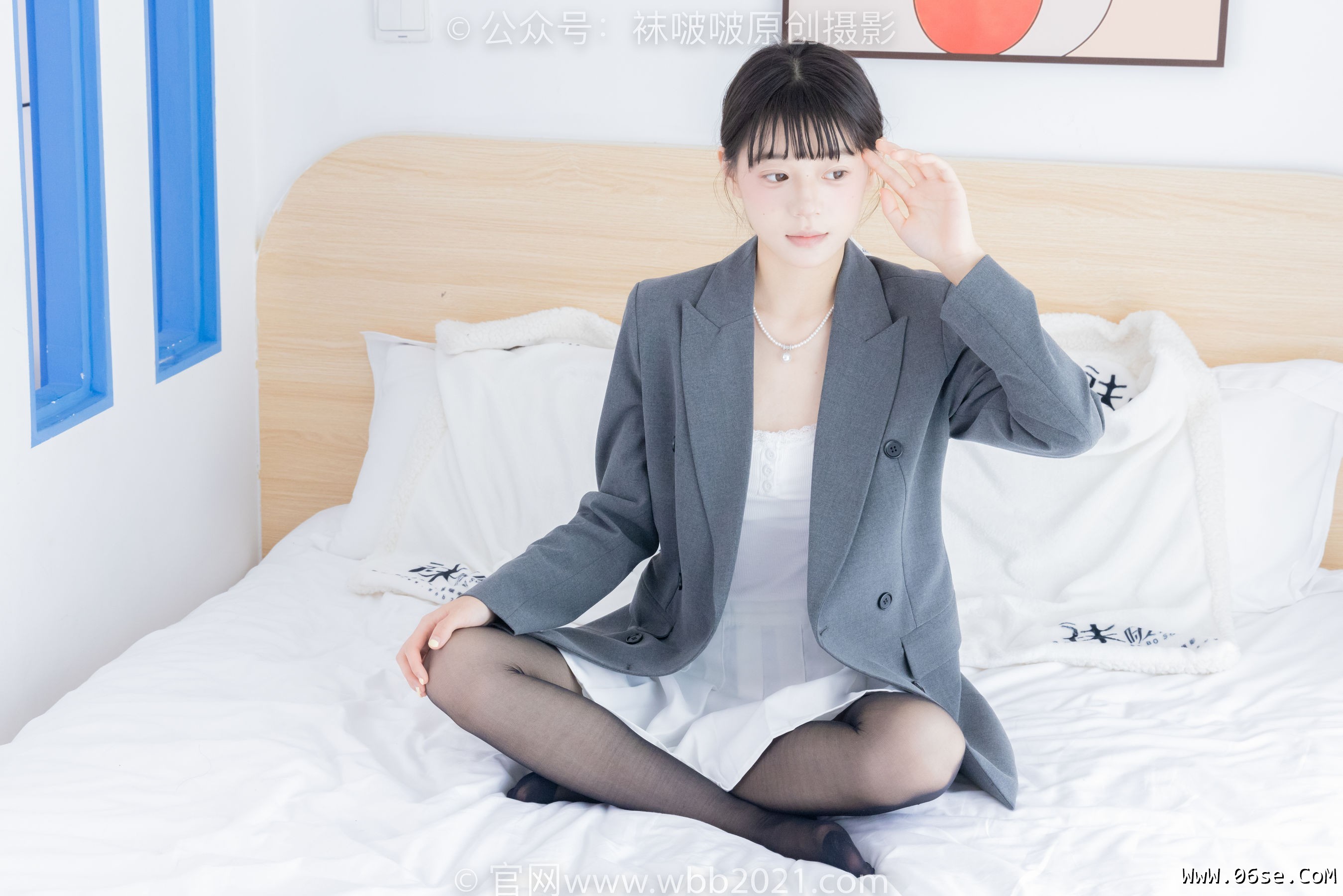 图片[23]-BoBoSocks袜啵啵 No.404 糯米 -板鞋、黑丝、ol风[145P]-六色网