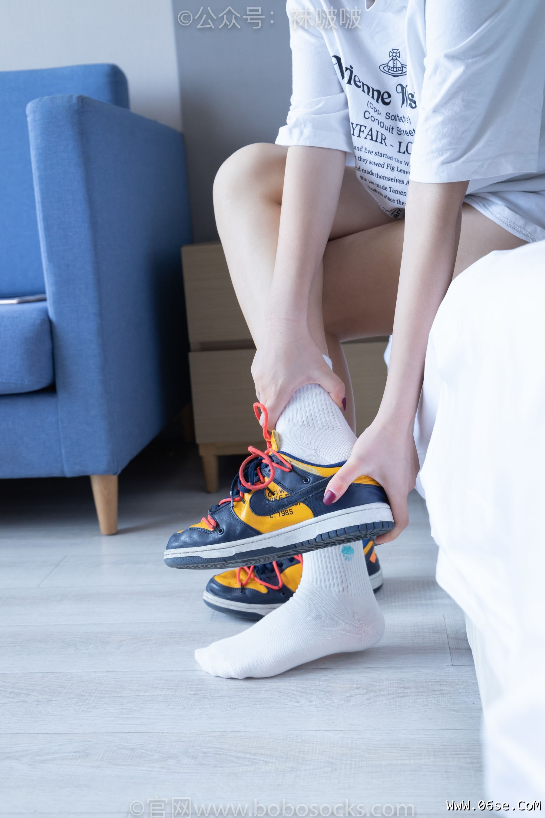图片[36]-BoBoSocks袜啵啵 No.009 果冻-耐克板鞋、白棉袜、裸足[130P]-六色网