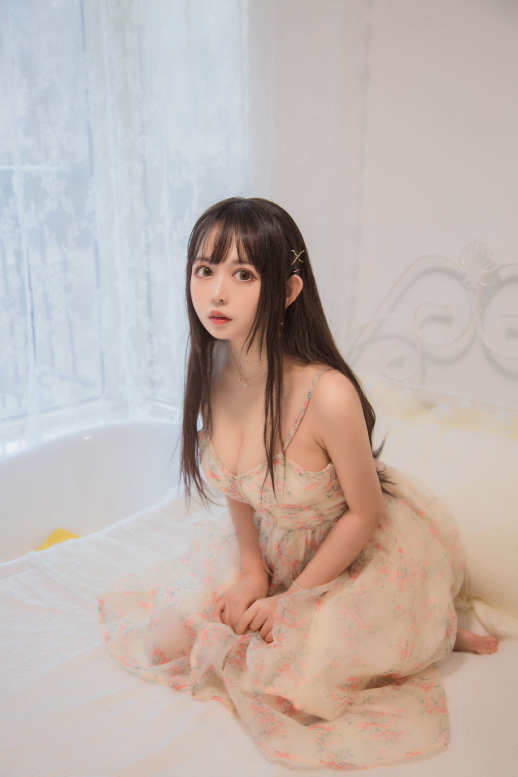 图片[9]-大眼萌妹黑猫猫OvO good morning + good night[24P]-六色网