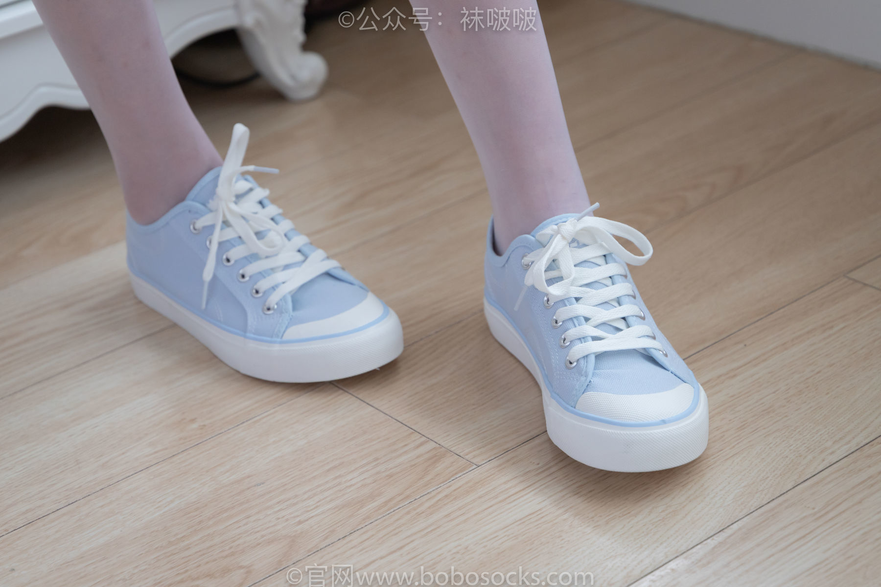 图片[14]-BoBoSocks袜啵啵 No.005 小甜豆-帆布鞋、薄白丝[133P]-六色网