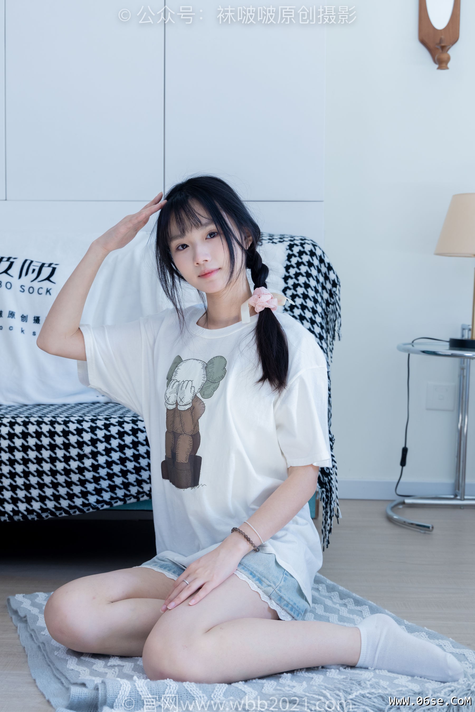 图片[128]-BoBoSocks袜啵啵 No.331 甜甜圈 -板鞋、白棉袜、裸足[144P]-六色网