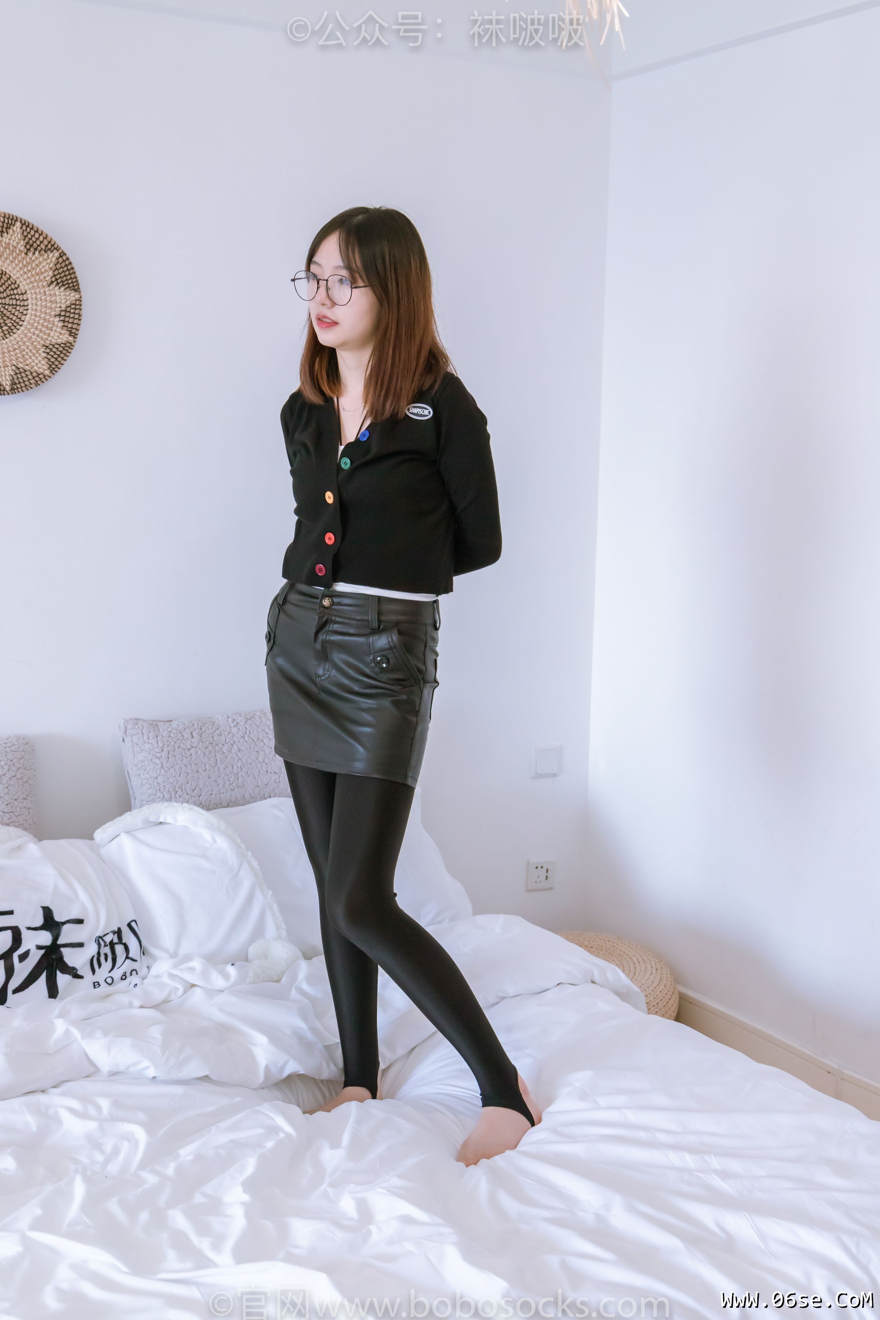 图片[117]-BoBoSocks袜啵啵 No.041 小甜豆-高跟长靴、黑色踩脚裤、肉丝[140P]-六色网