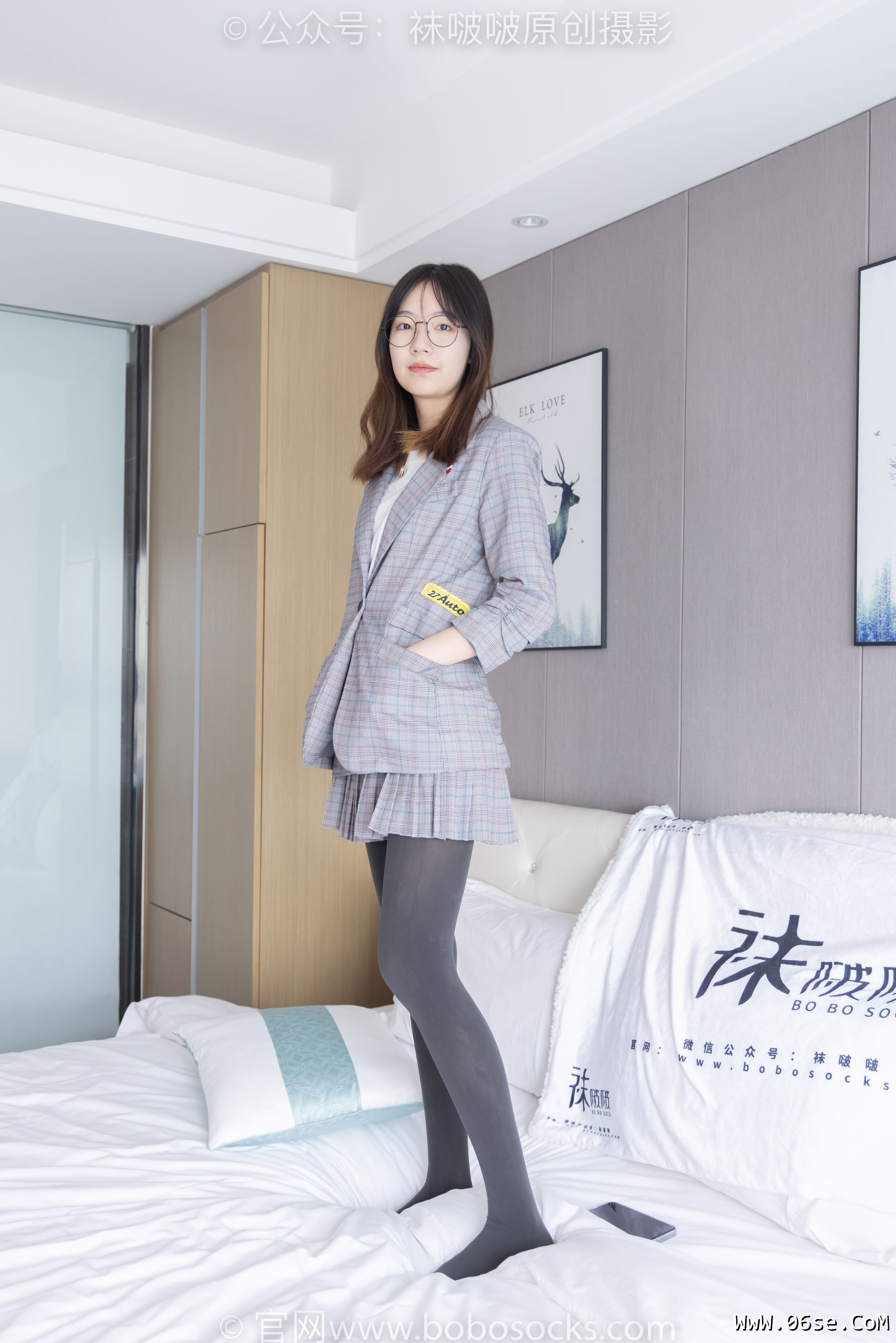 图片[133]-BoBoSocks袜啵啵 No.210 小甜豆 -皮鞋、厚灰丝、ol装[140P]-六色网