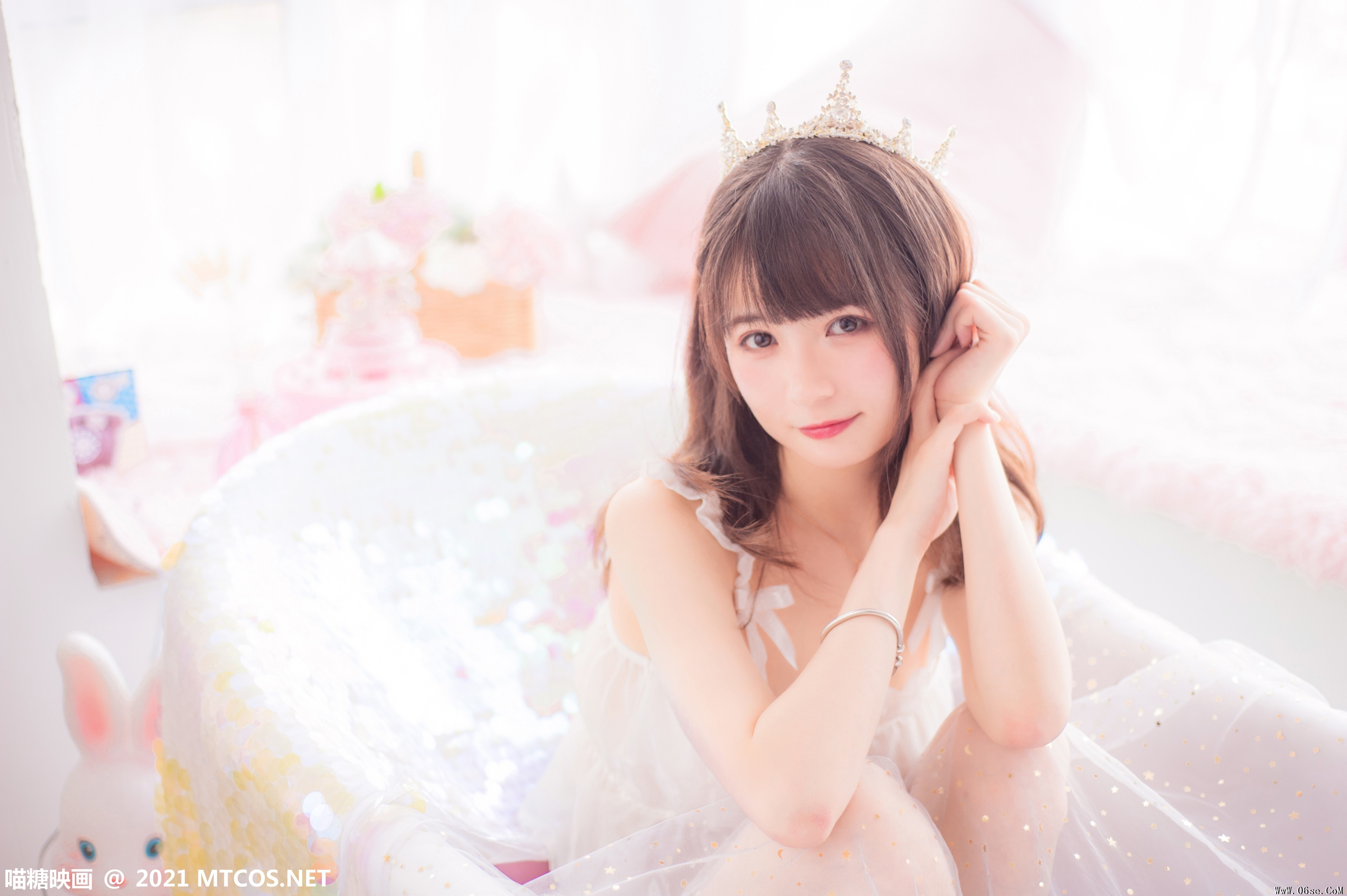 图片[10]-喵糖映画 VOL.351 泡泡粉裙[22P／99.5MB]-六色网