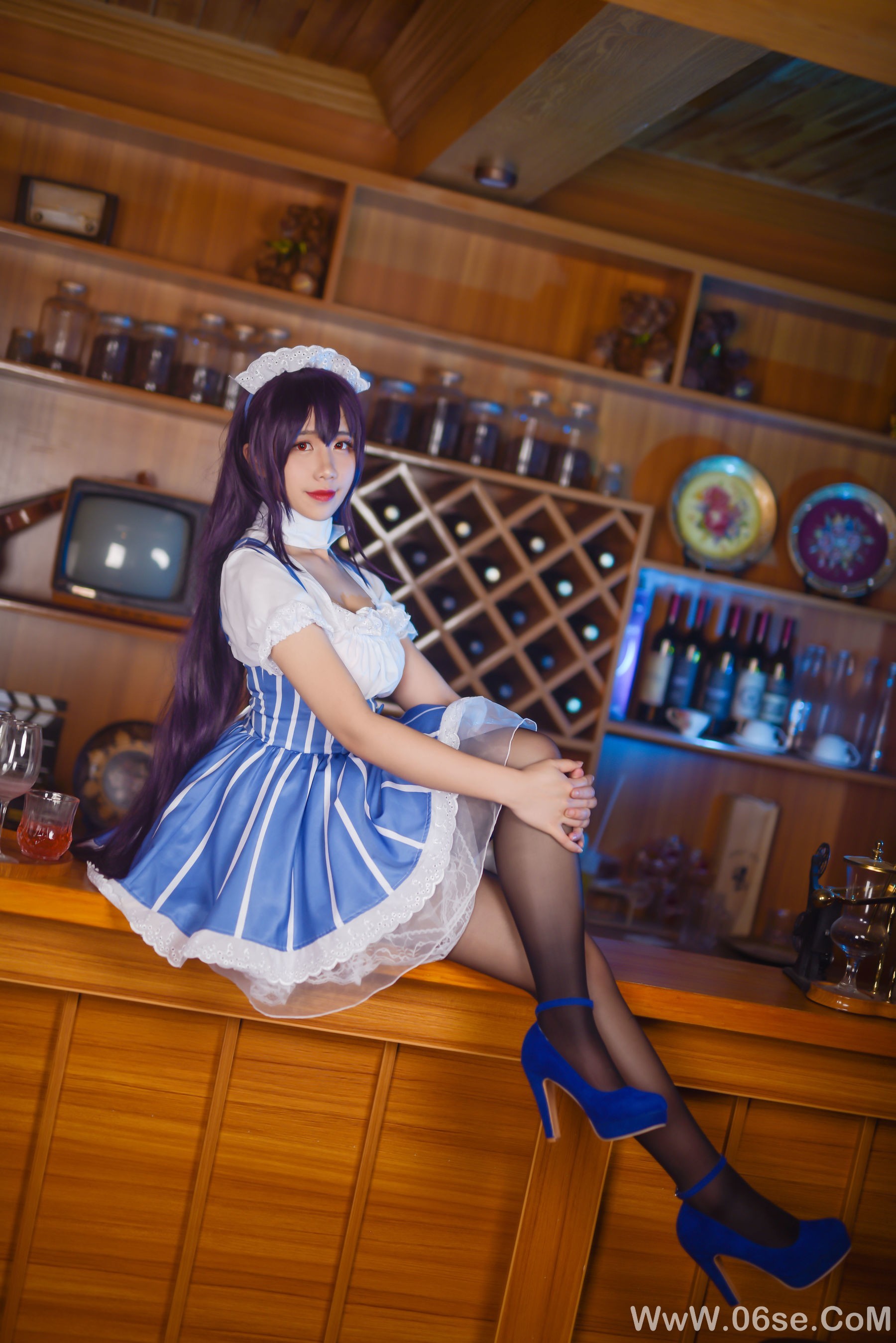 图片[19]-动漫博主九曲Jean 加藤惠女仆[34P]-六色网