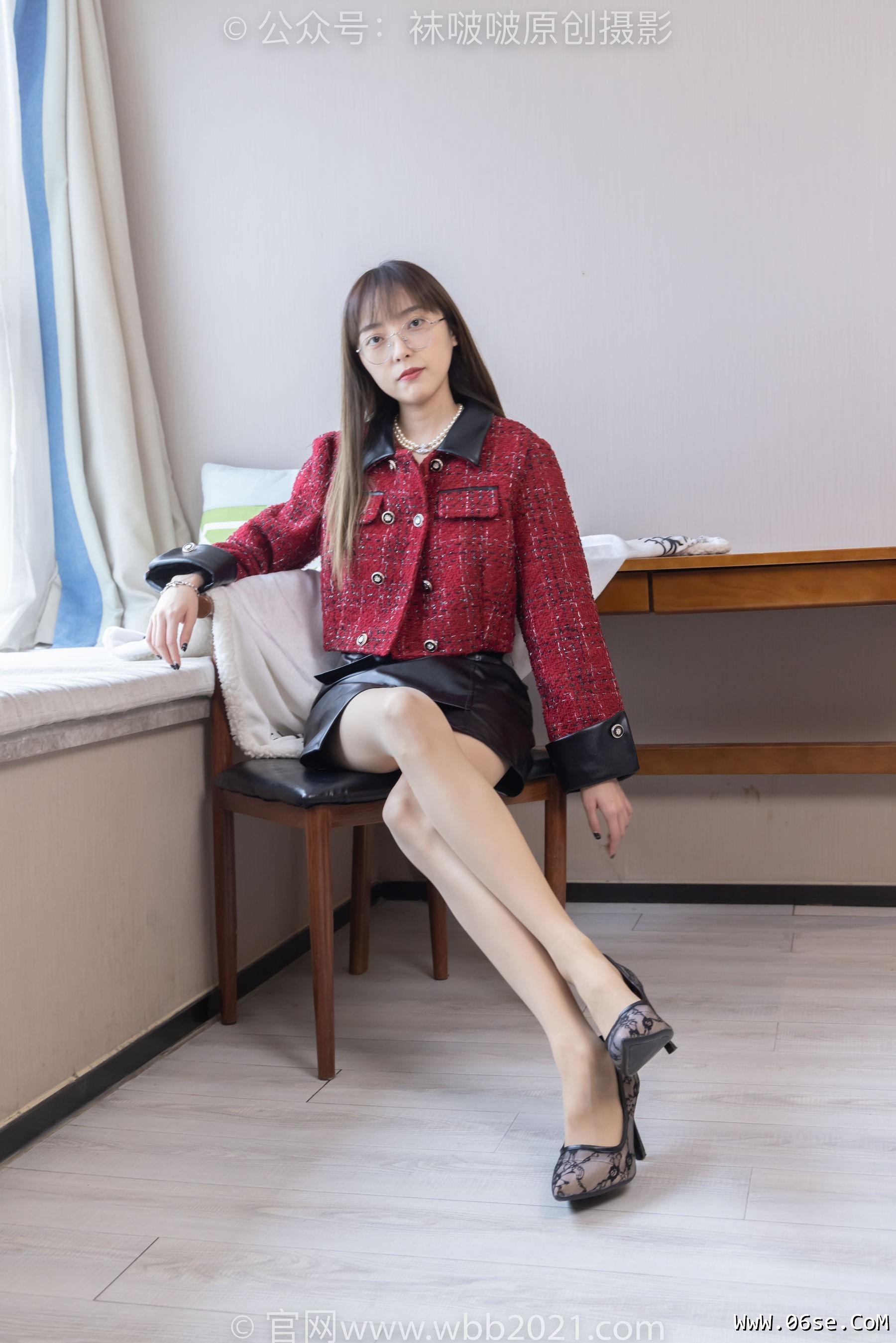 图片[30]-BoBoSocks袜啵啵 No.304 稚予 -两双高跟鞋、肉丝、裸足[160P]-六色网