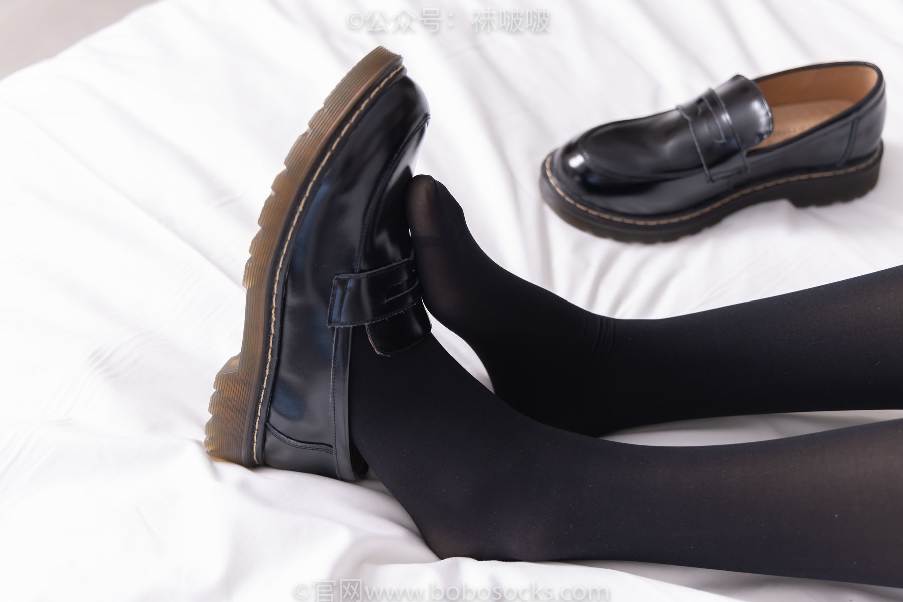 图片[55]-BoBoSocks袜啵啵 No.060 小甜豆-JK制服、皮鞋、厚黑丝[131P]-六色网