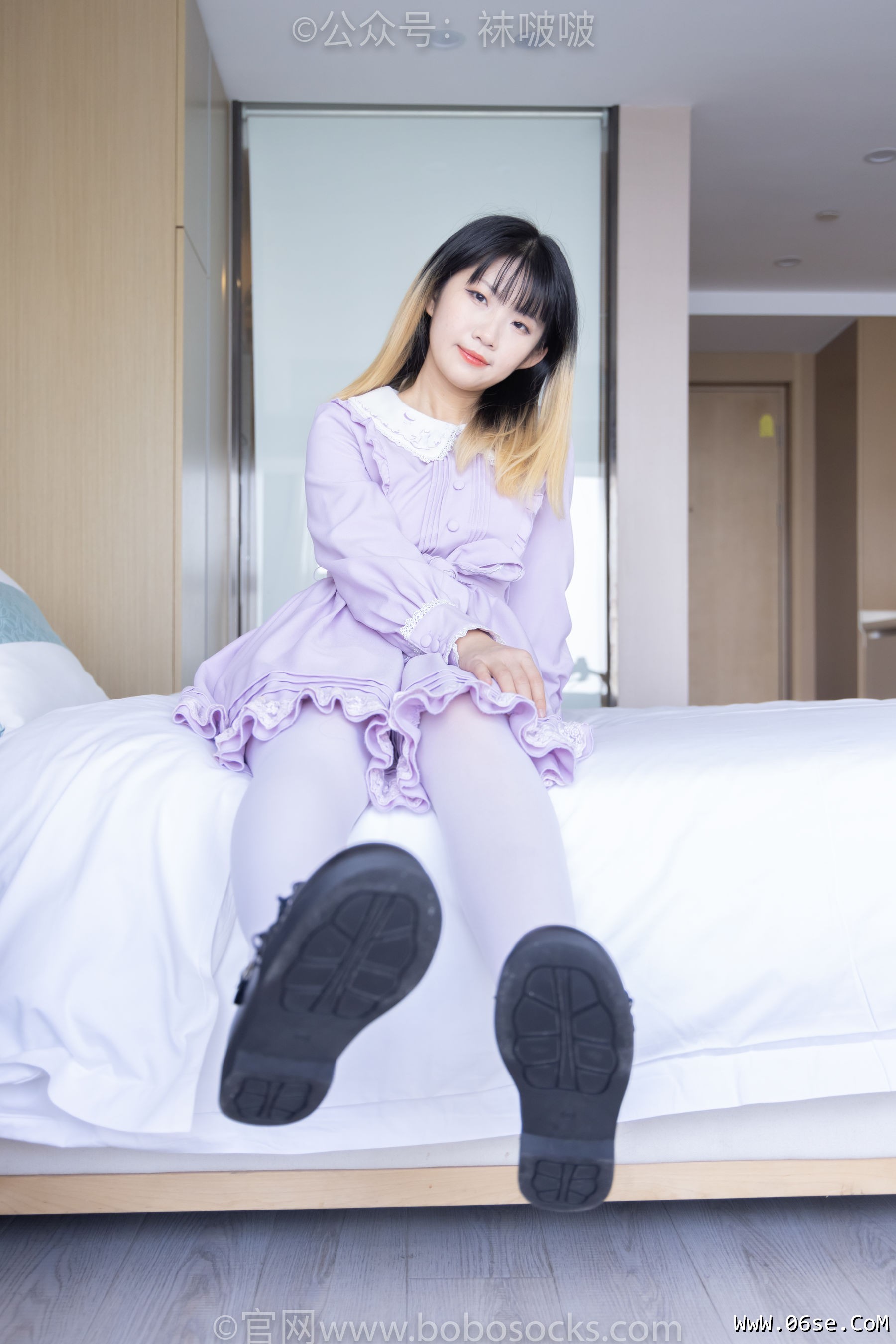 图片[26]-BoBoSocks袜啵啵 No.079 砂糖-皮鞋、厚白丝[140P]-六色网