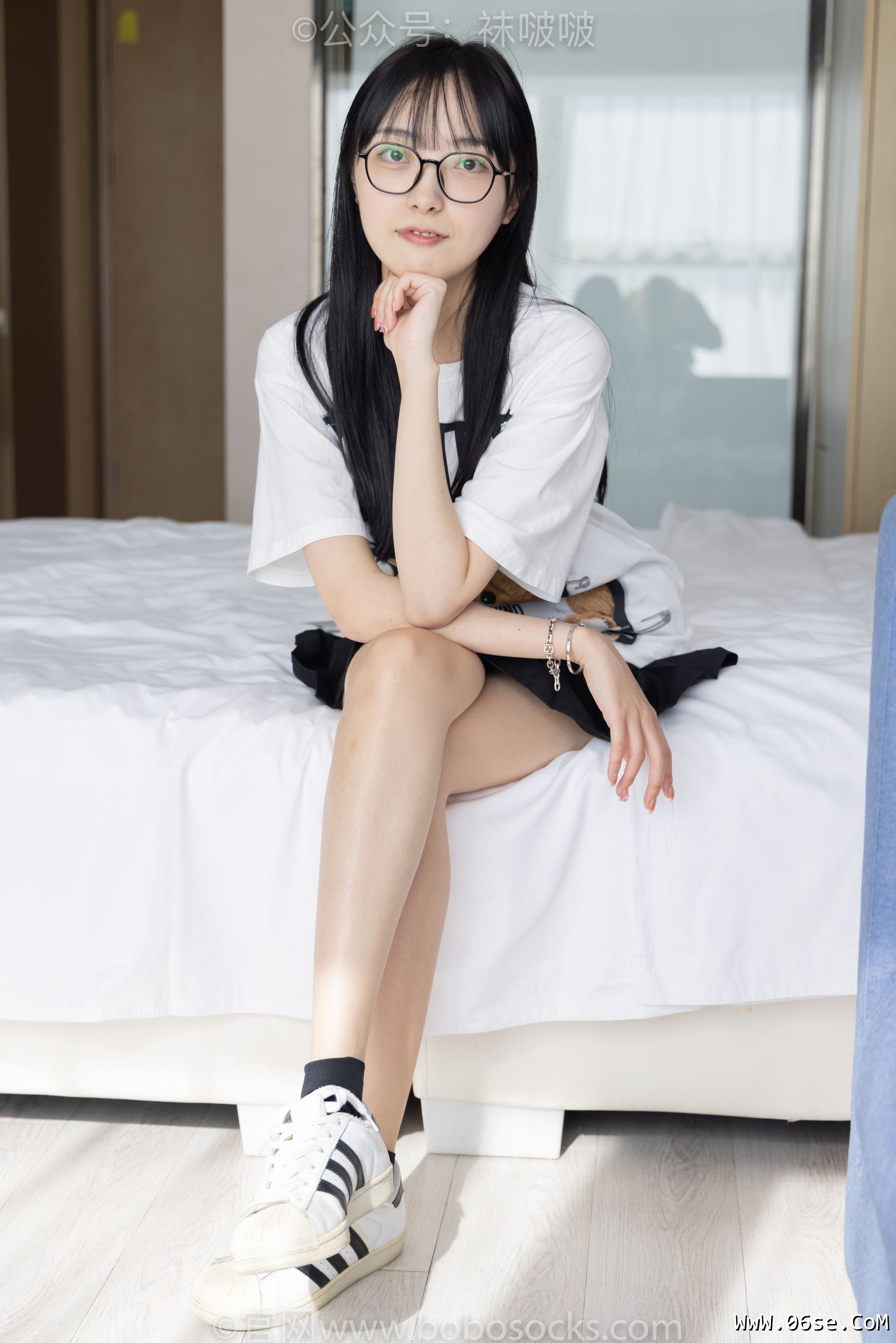 图片[23]-BoBoSocks袜啵啵 No.033 稚予-贝壳头、天鹅绒黑袜、天鹅绒白袜[154P]-六色网