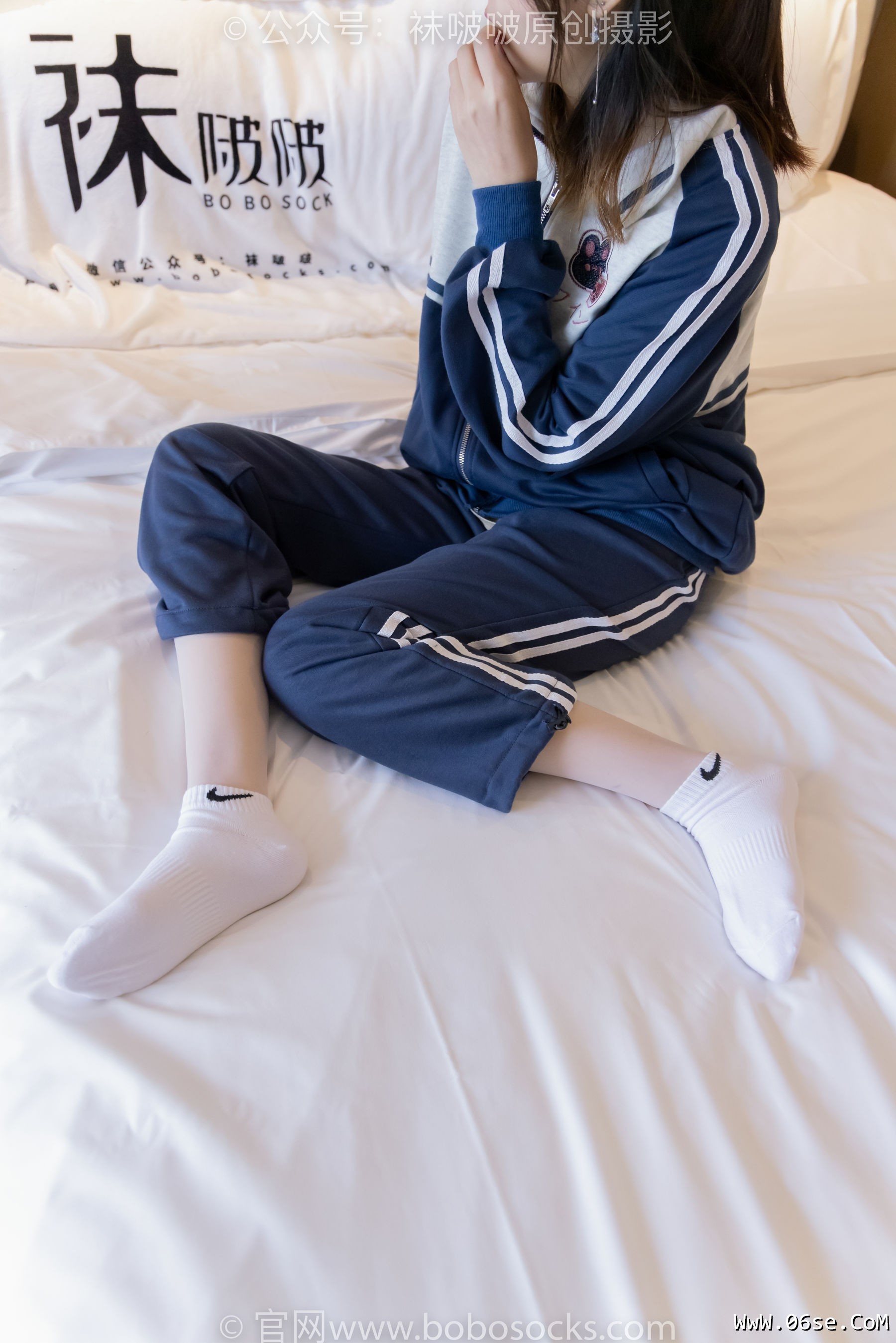 图片[118]-BoBoSocks袜啵啵 No.226 小甜豆-运动鞋、白棉袜、白丝[140P]-六色网