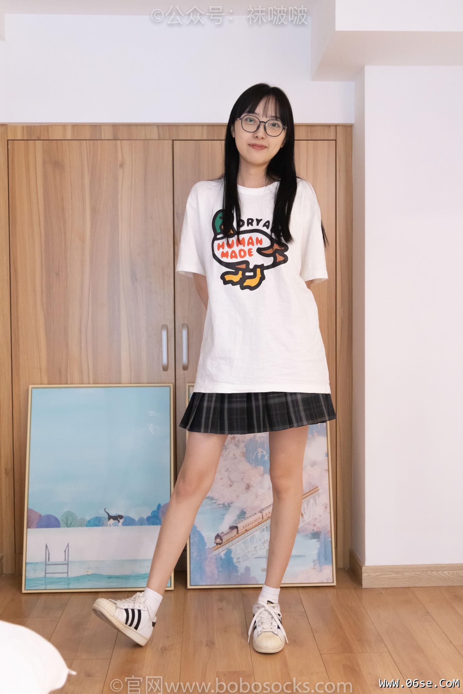 图片[3]-BoBoSocks袜啵啵 No.073 稚予-贝壳头、白棉袜、裸足[145P]-六色网