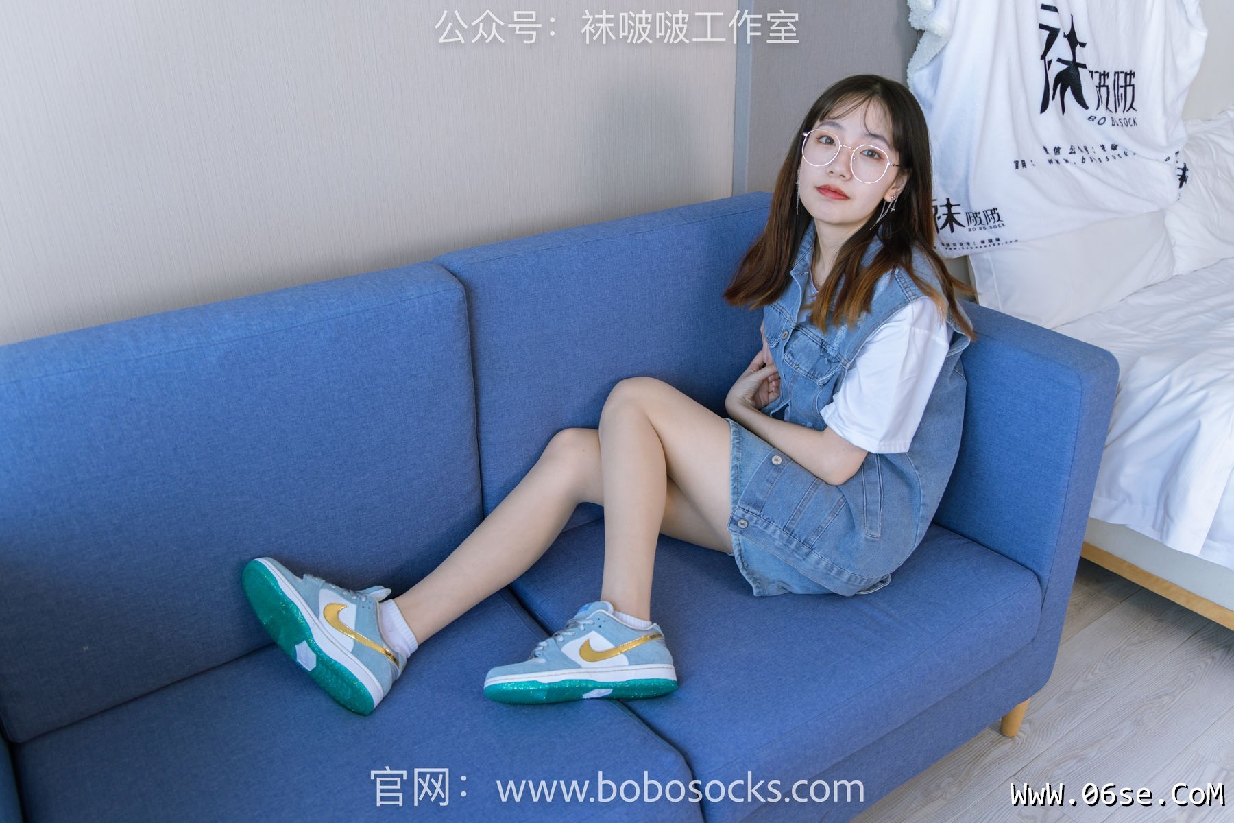 图片[69]-BoBoSocks袜啵啵 No.123 小甜豆-板鞋、白棉袜、肉丝[140P]-六色网