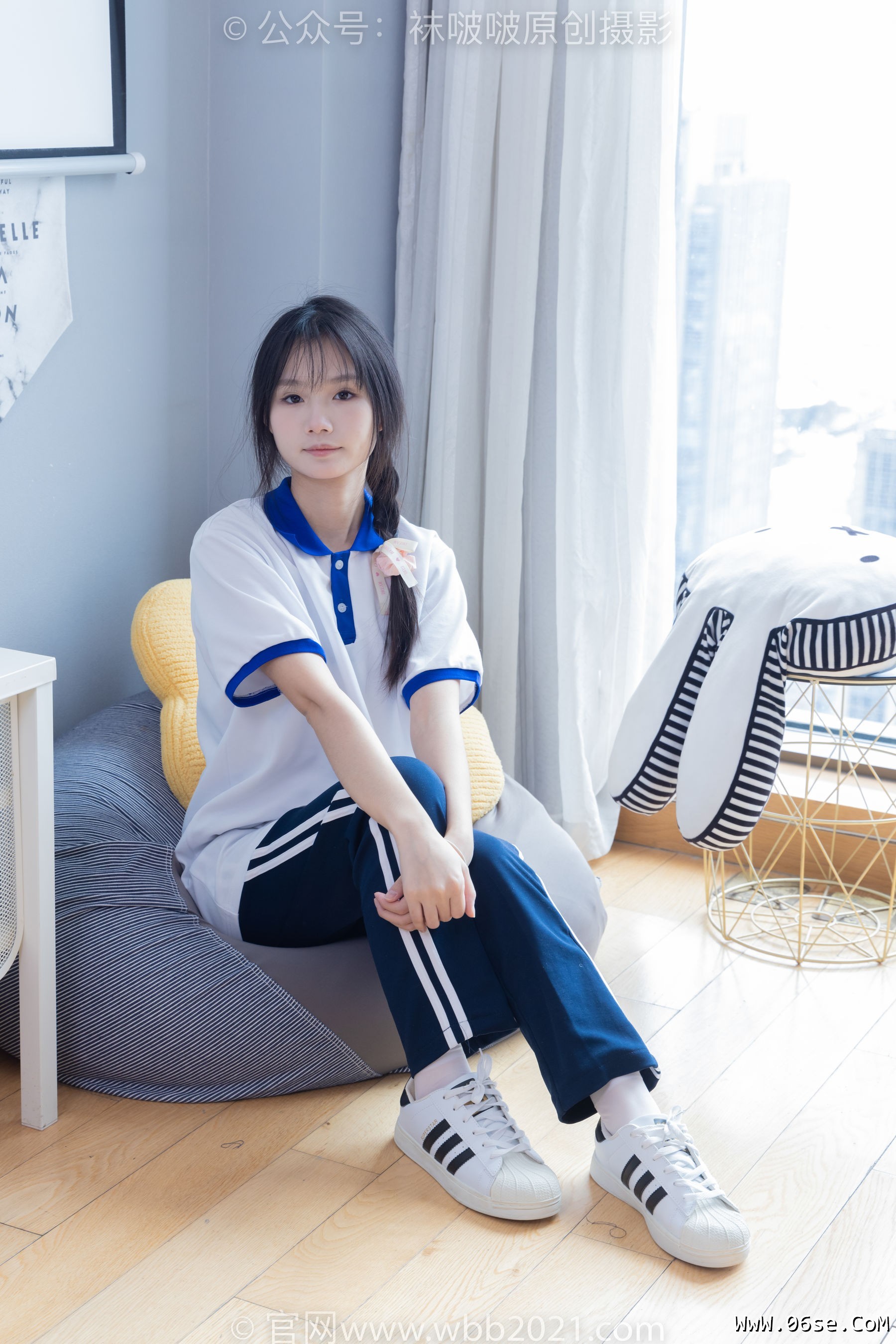 图片[48]-BoBoSocks袜啵啵 No.366 甜甜圈 -三双板鞋、白棉袜、短白丝[150P]-六色网