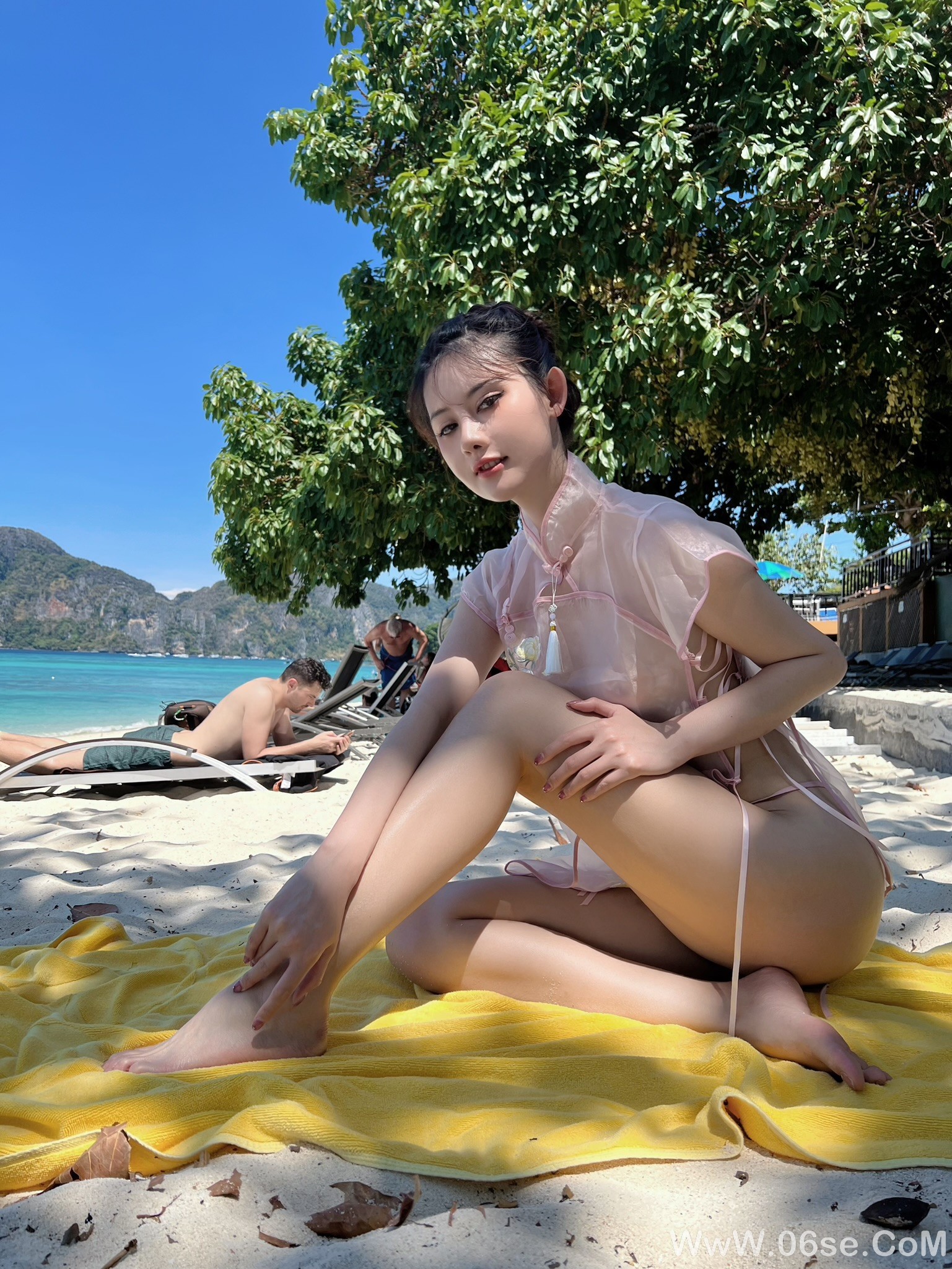 图片[15]-就是阿朱啊 – NO.016 紫色纱裙&美人鱼&古风粉红佳人[36P]-六色网