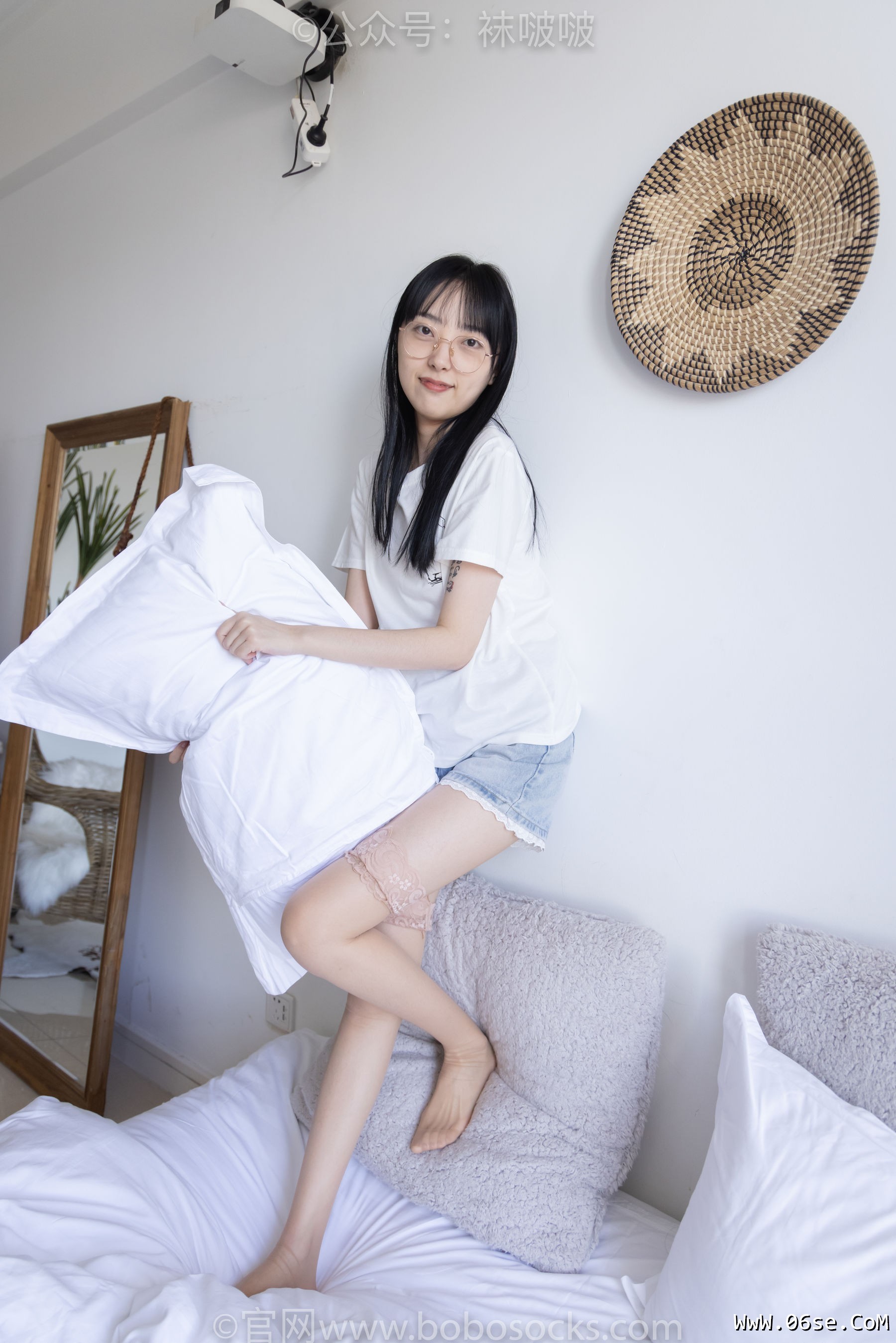 图片[91]-BoBoSocks袜啵啵 No.086 稚予-平底鞋、过膝肉丝[130P]-六色网
