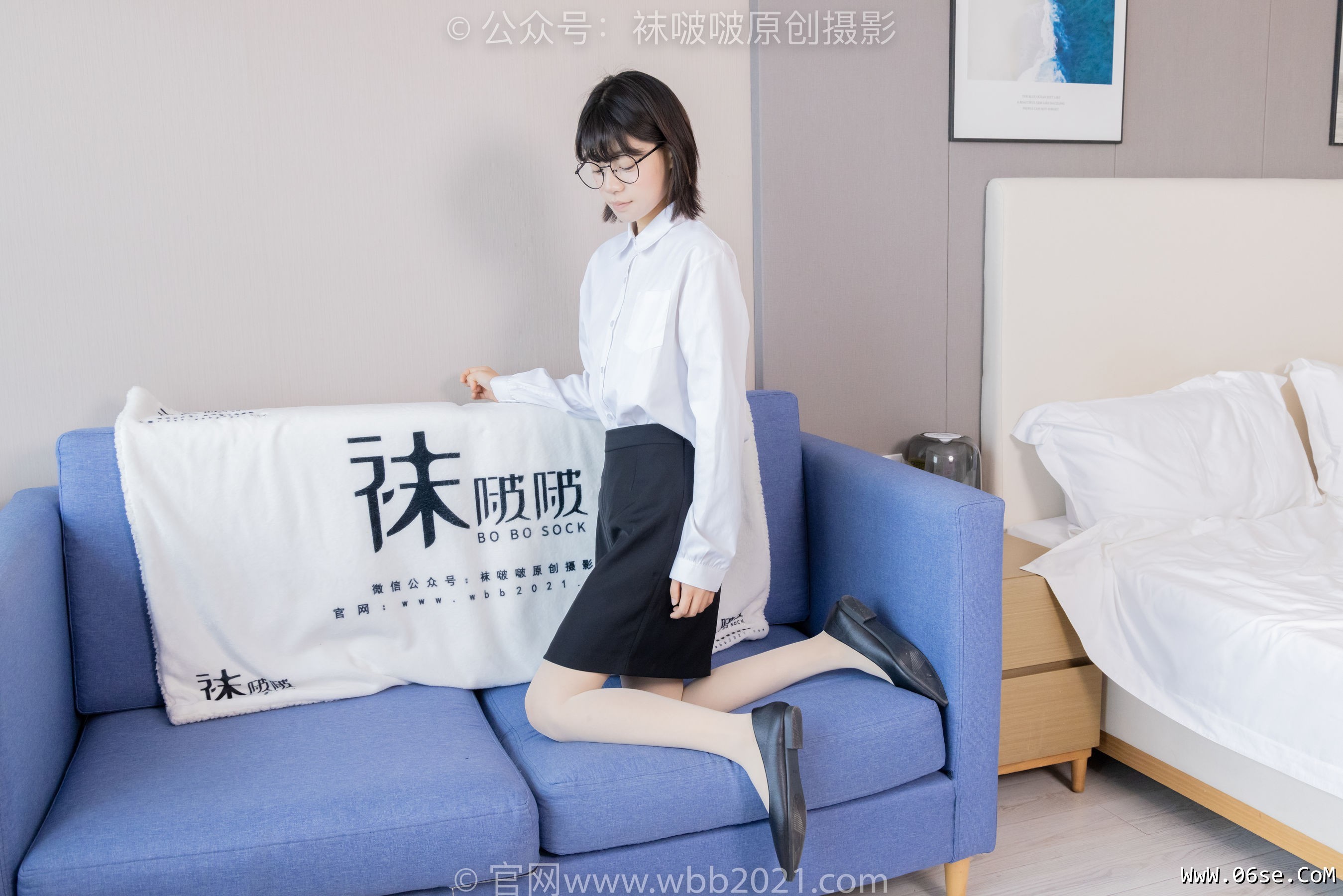 图片[27]-BoBoSocks袜啵啵 No.436 糯米 -OL制服、两双平底鞋、薄黑丝、厚肉丝[150P]-六色网