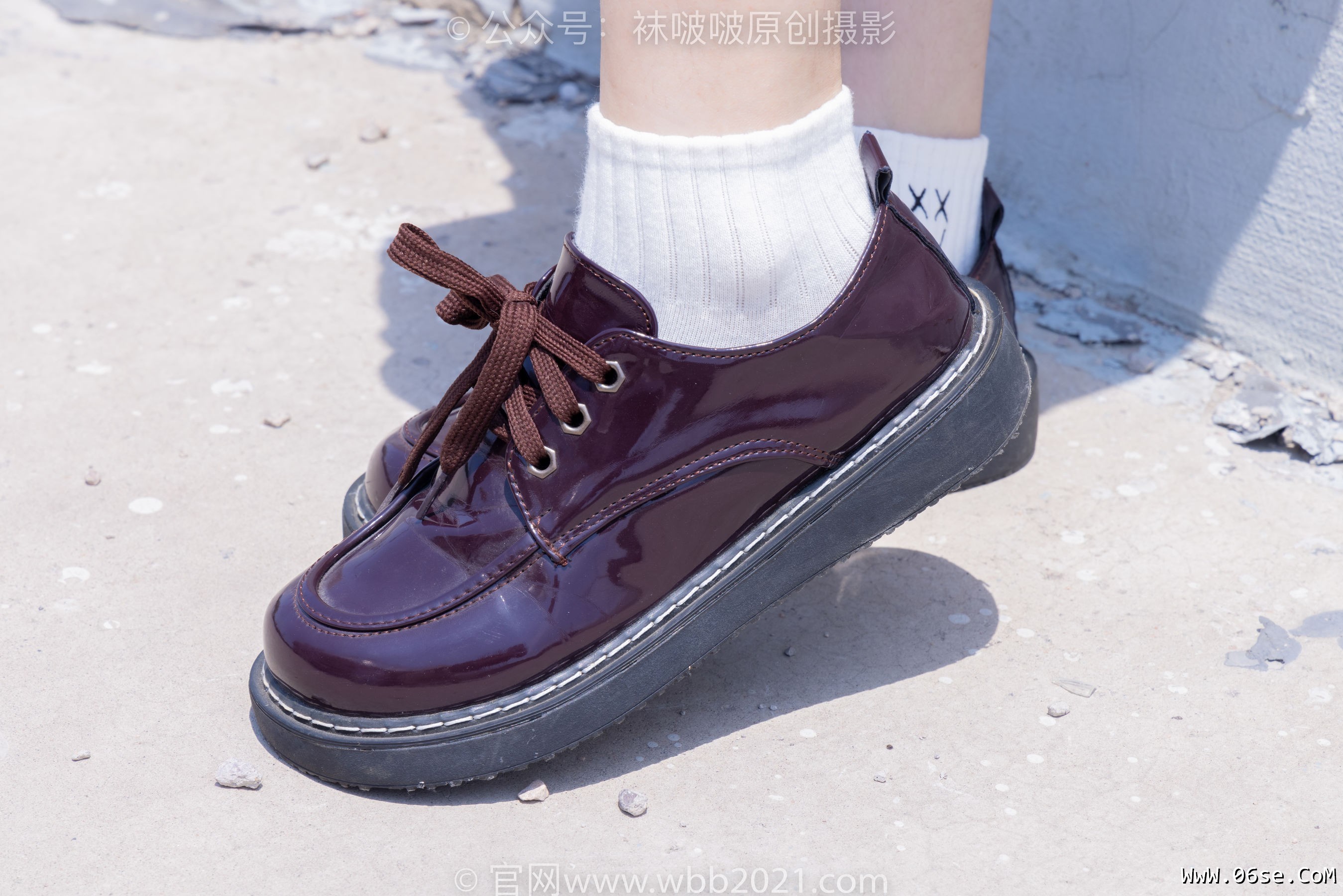 图片[124]-BoBoSocks袜啵啵 No.399 糯米 -皮鞋、白棉袜、jk制服[145P]-六色网